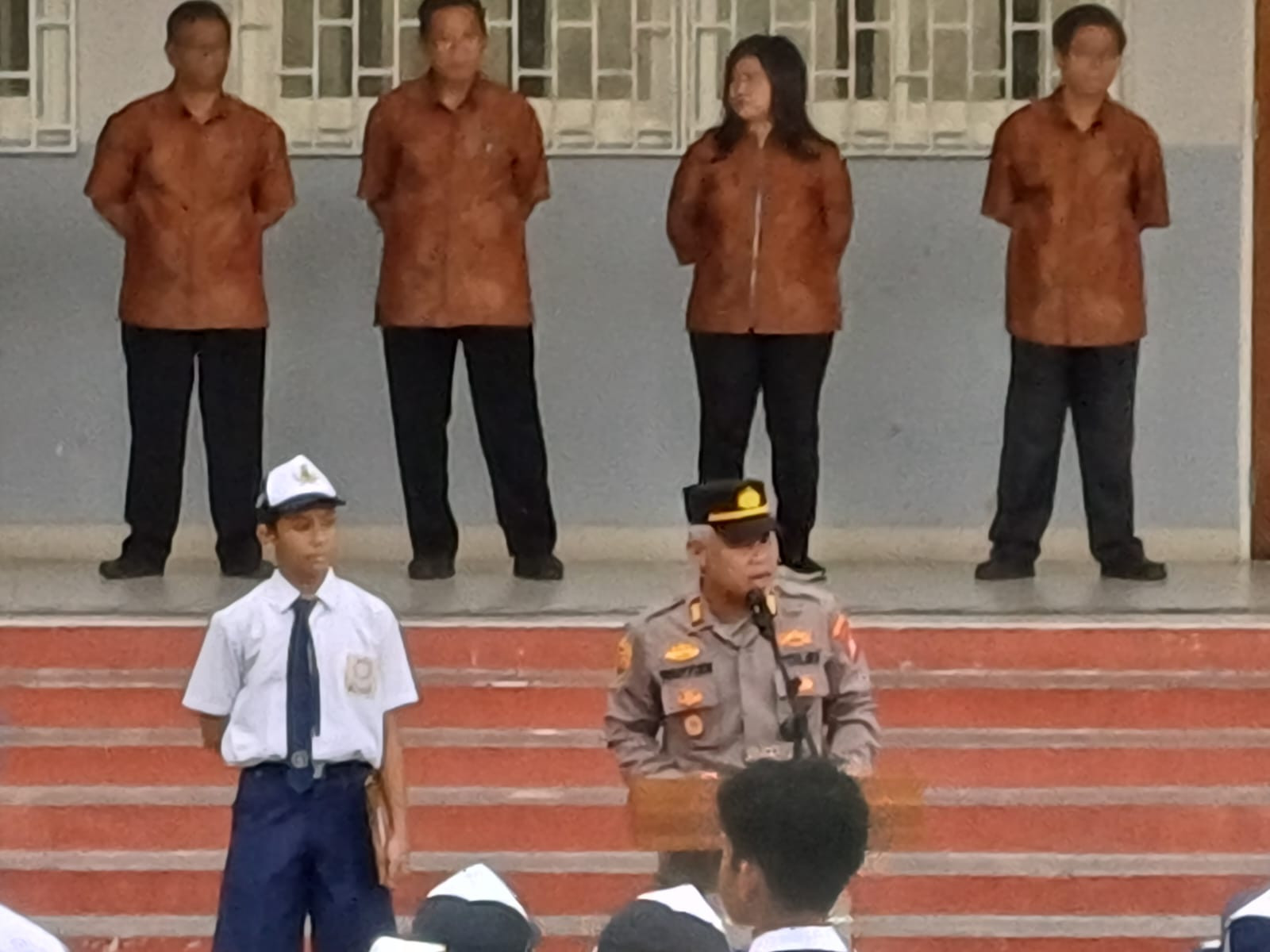 Kapolsek Bekasi Barat Himbau Pelajar Strada Bhakti Wiyata untuk Tidak Ikut Unjuk Rasa dan Tawuran