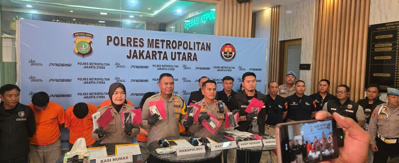Respon Cepat Polisi Tangkap 5 Pelaku Maling HP Saat Konser Gesrek di Ancol