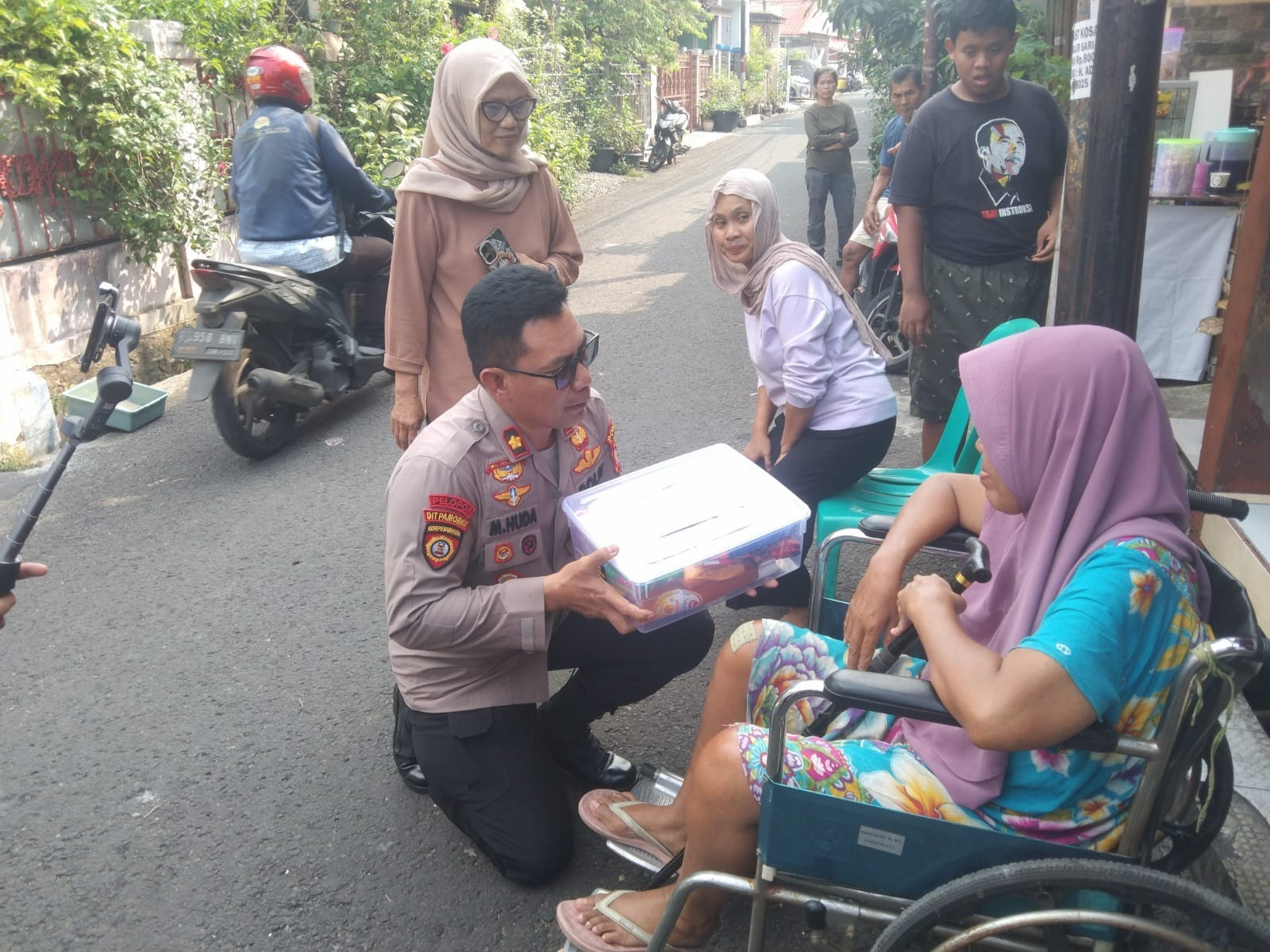 Ditpamobvit Polda Metro Jaya Gelar Jaga Jakarta On The Spot di Matraman, Ajak Warga Cegah Tawuran Remaja