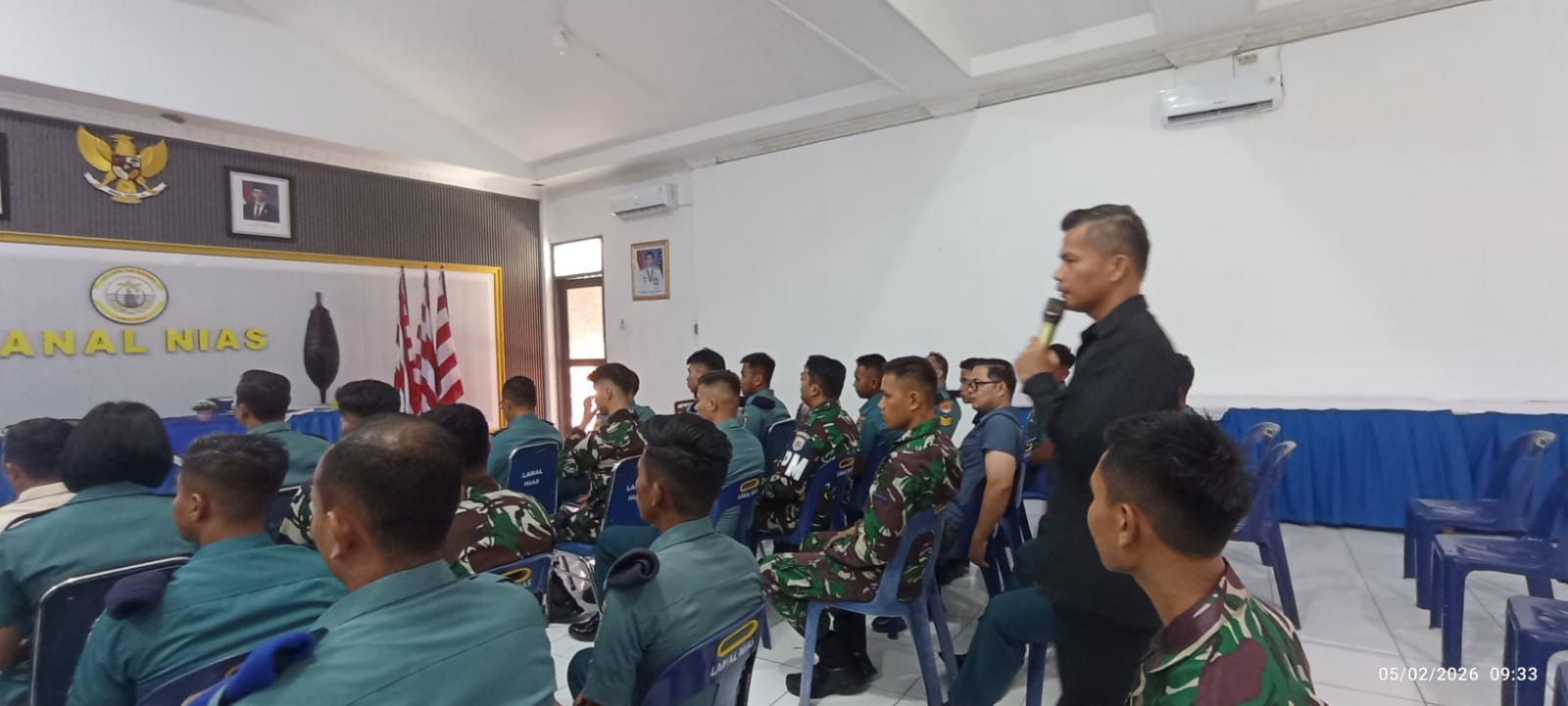 Jaga Jati Diri dan Citra TNI AL, Lanal Nias Gelar Binpers Fungsi Komando