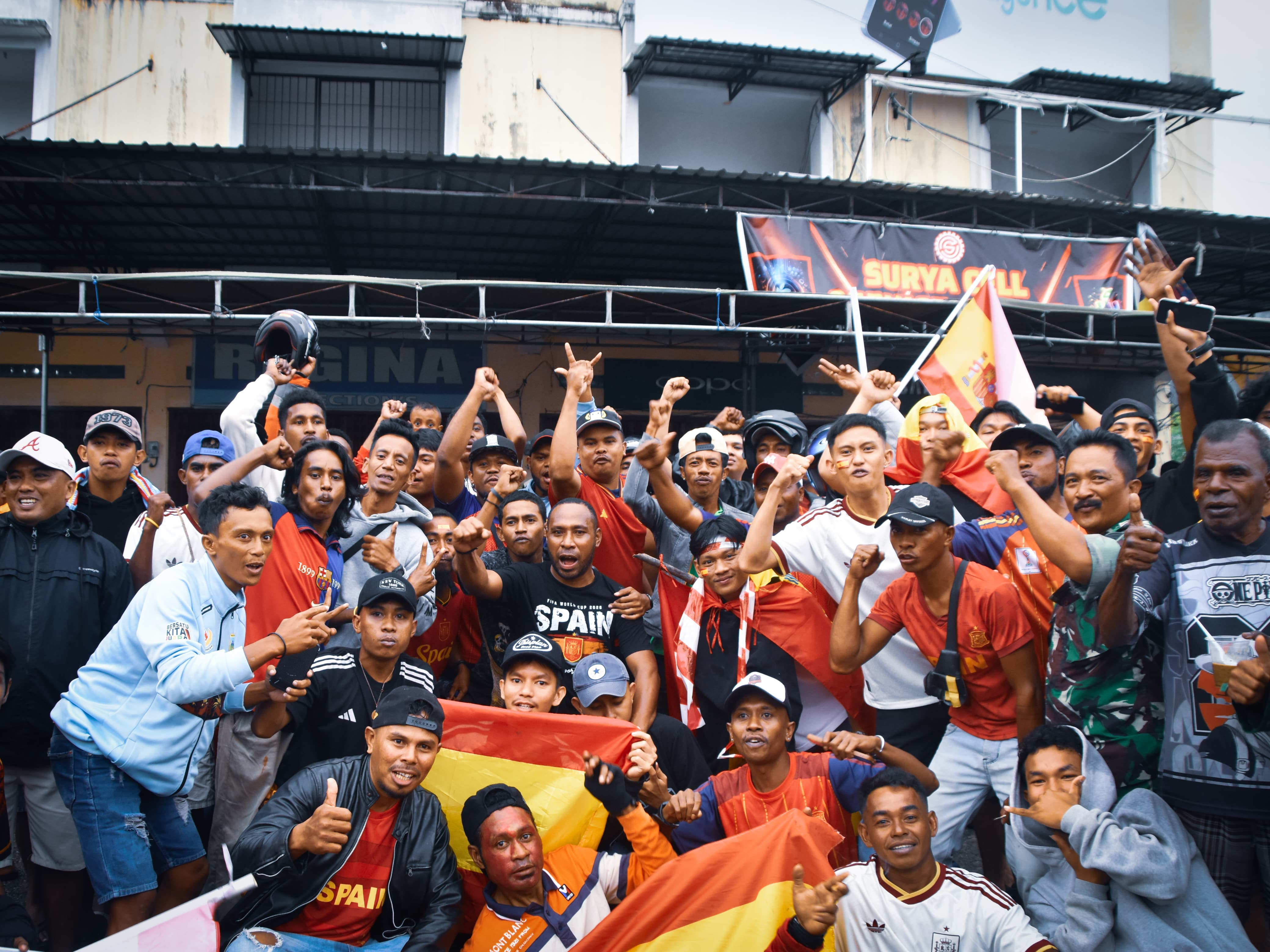 Kodim 1710/Mimika Gelar Nobar Final Piala Dunia 2026 di Tiga Lokasi Bersama Masyarakat