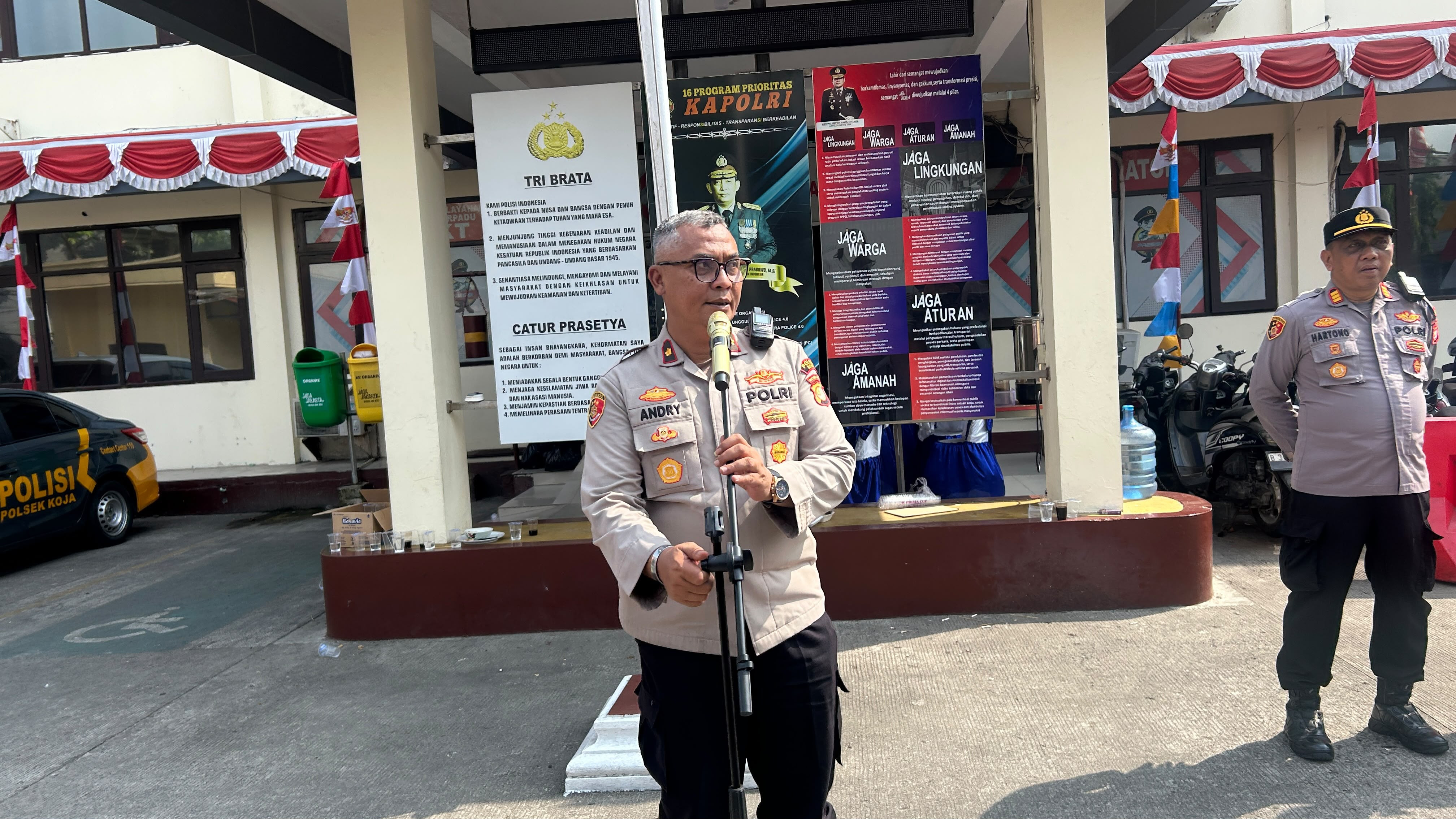Jaga Jakarta, Polsek Koja Libatkan 75 Anggota Pokdarkamtibmas Perkuat Keamanan Wilayah