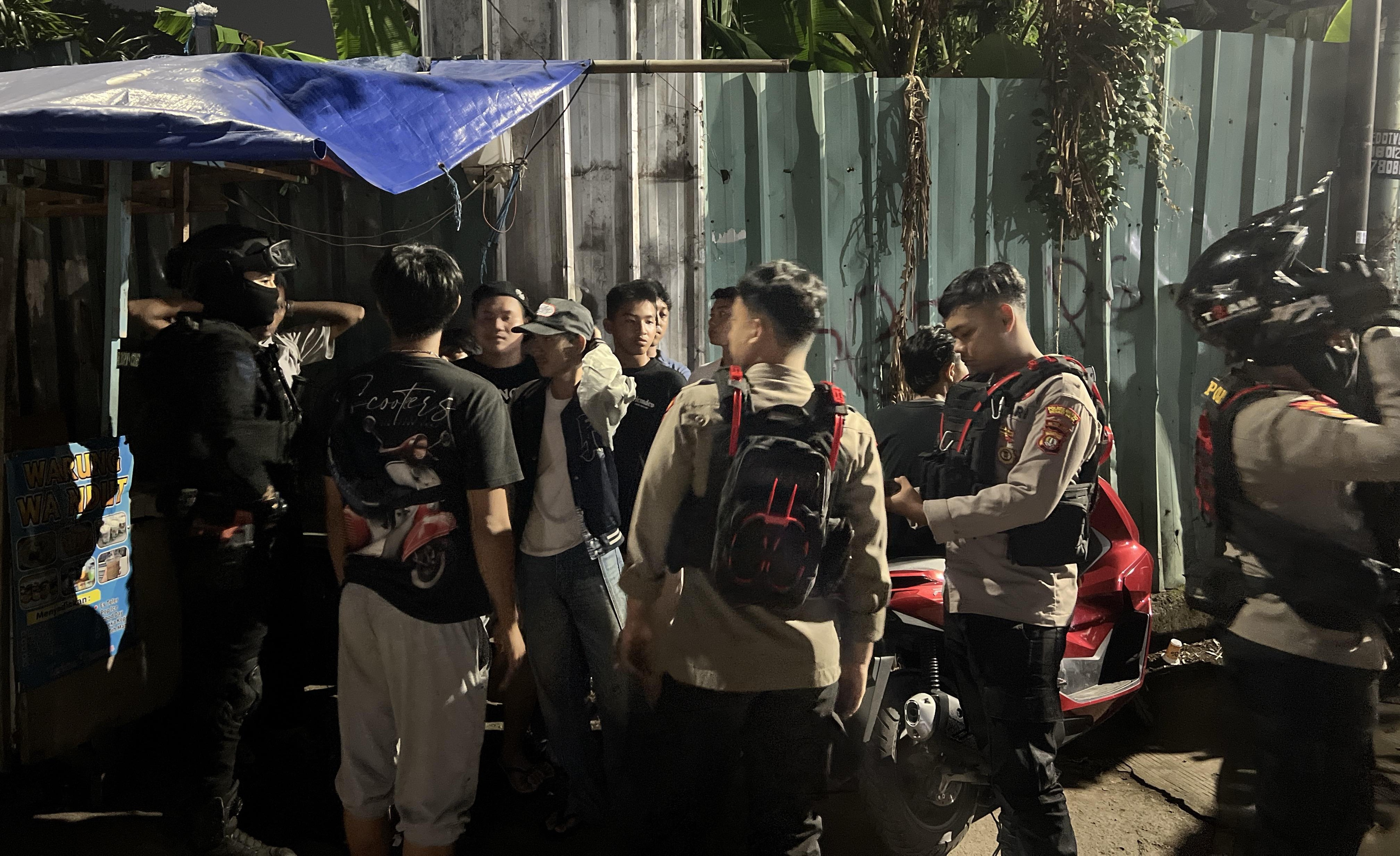 Cegah Kejahatan Jalanan, Tim Perintis Presisi Polres Metro Bekasi Kota Sisir Jalur Protokol Dini Hari