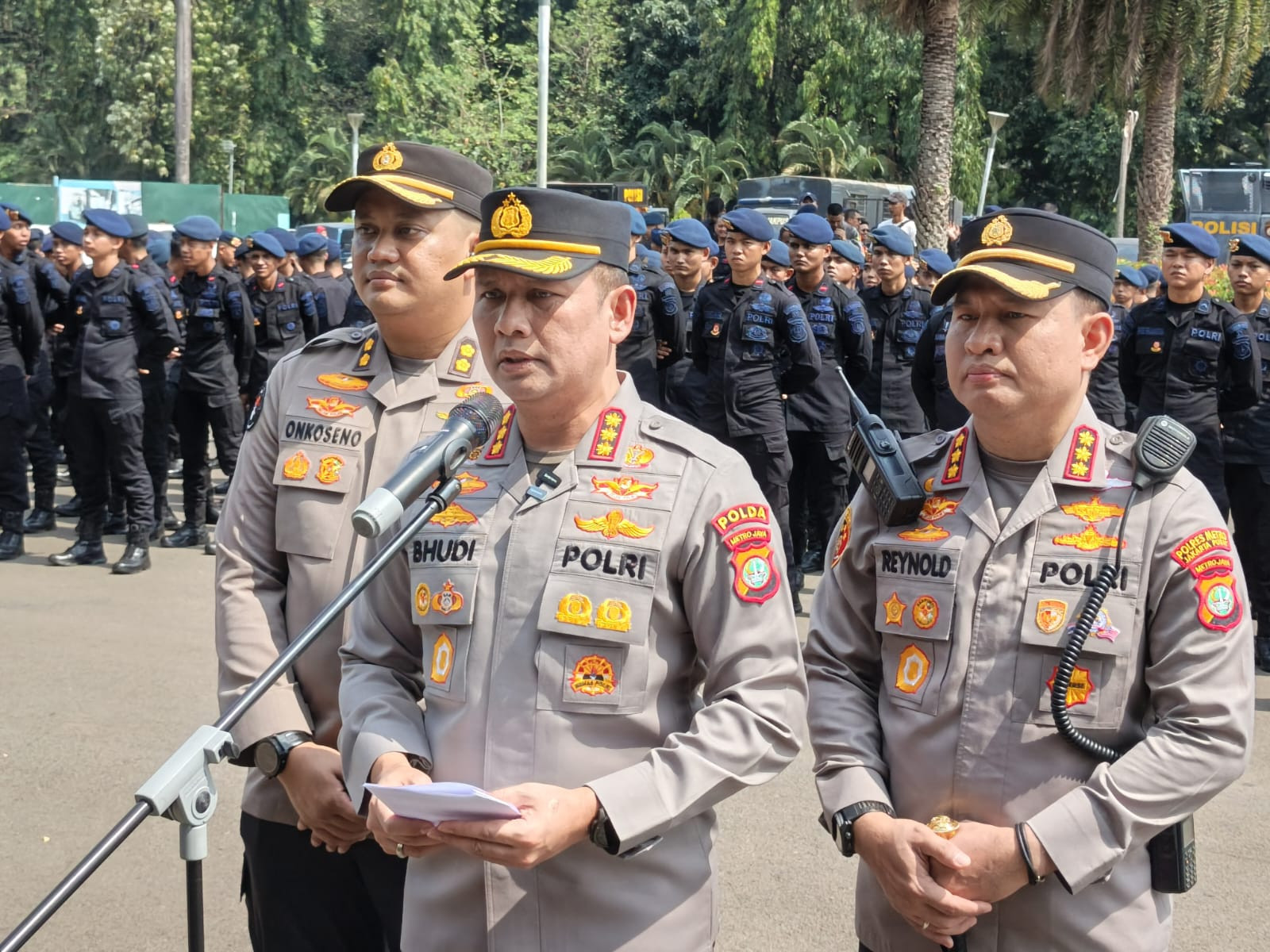 Wakapolda Metro Jaya Tekankan Pelayanan Humanis dalam Aksi Penyampaian Pendapat