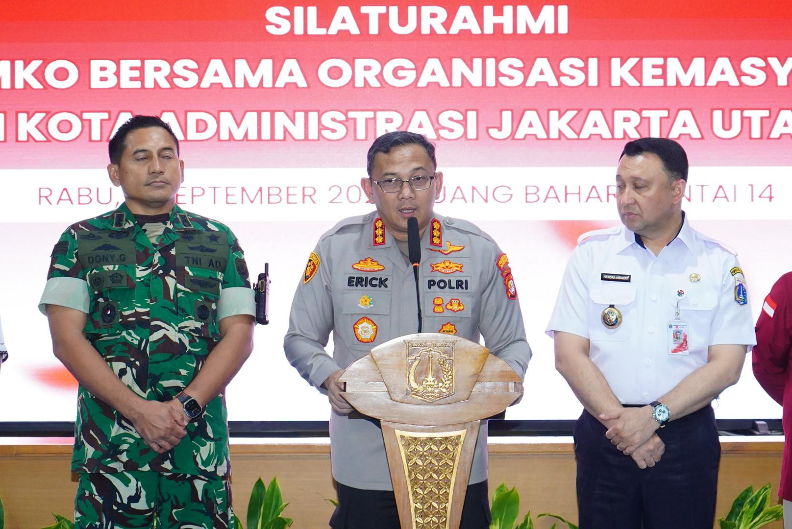 Kapolres Metro Jakarta Utara Jadi Narasumber Peran Polri dalam Menjaga Keamanan di Kantor Walikota
