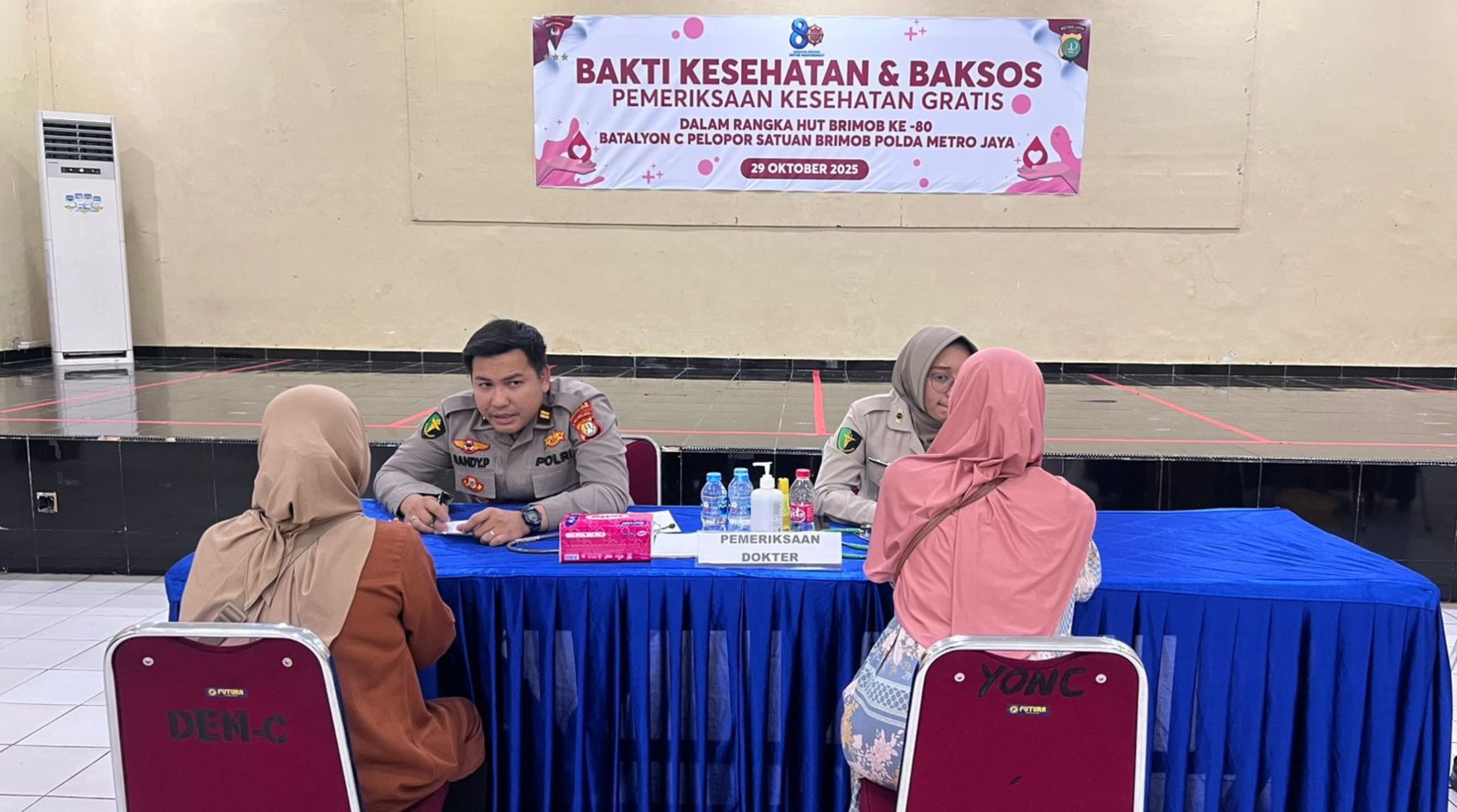 Brimob Polda Metro Jaya menggelar kembali bakti kesehatan di Ciputat