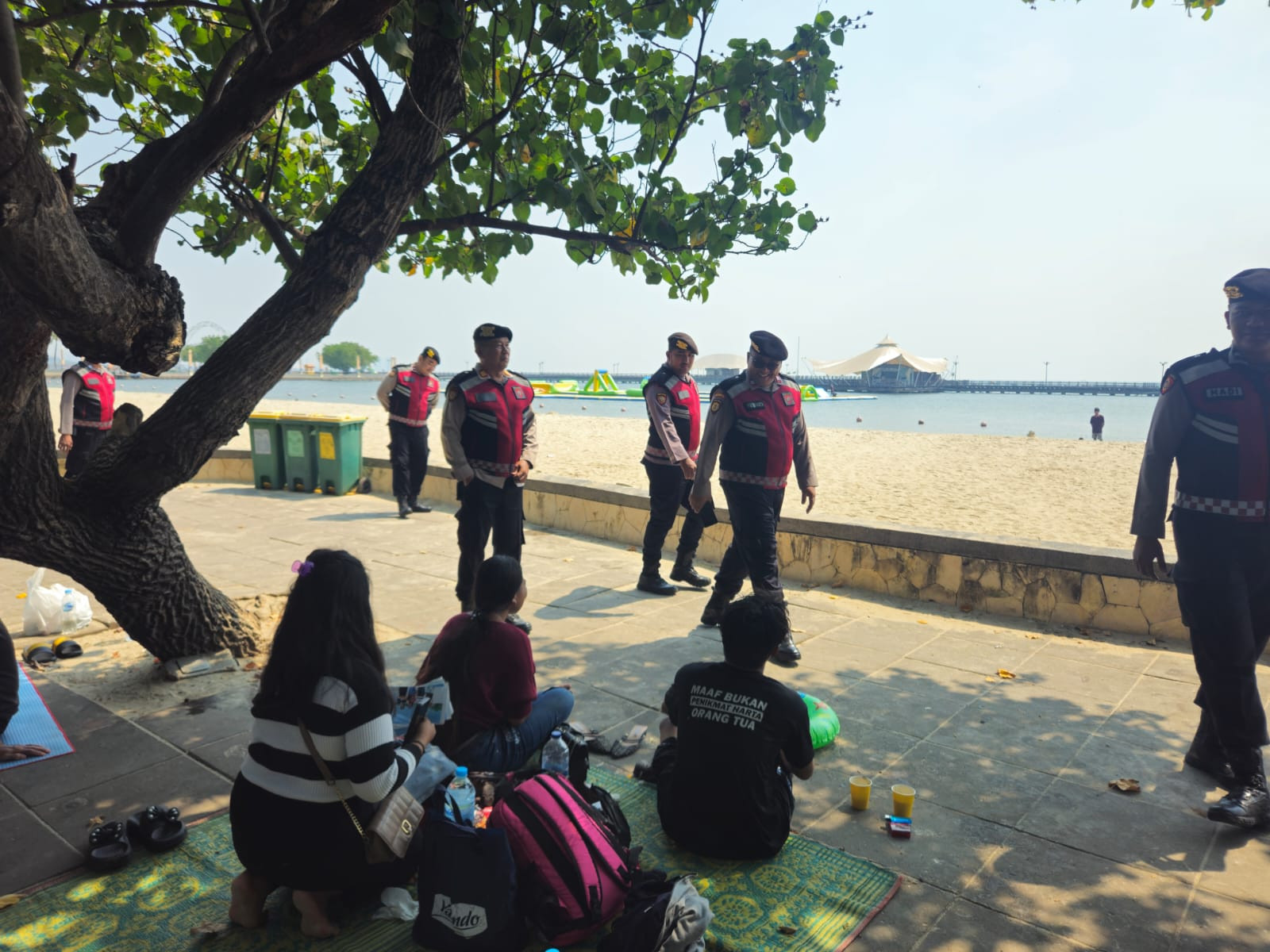 Kasat Samapta Polres Kepulauan Seribu Gelar Jaga Jakarta On The Spot, Ajak Warga Manfaatkan Layanan Polisi 110
