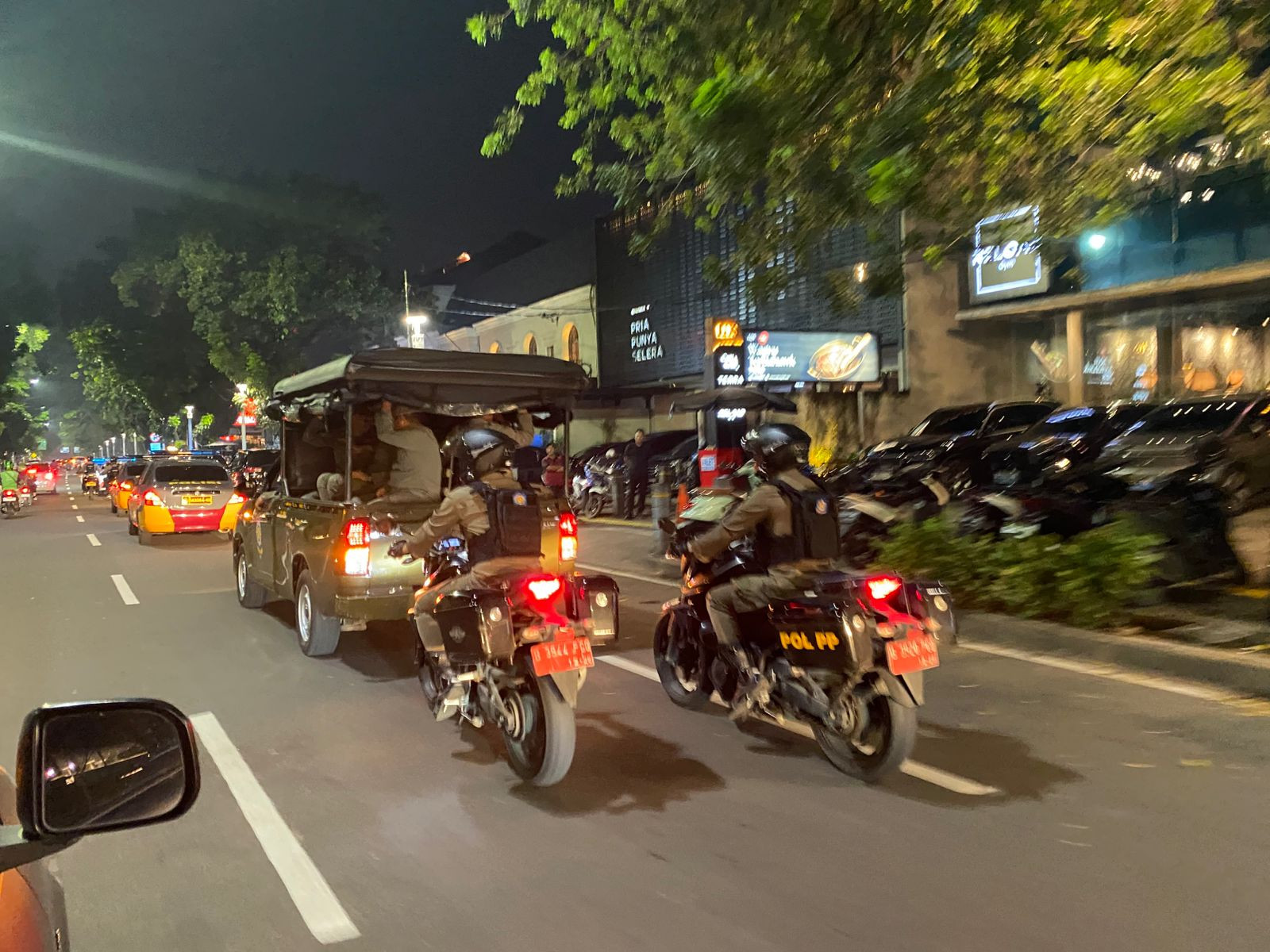 Jaga Jakarta Polda Metro Jaya Gelar Patroli Malam Gabungan