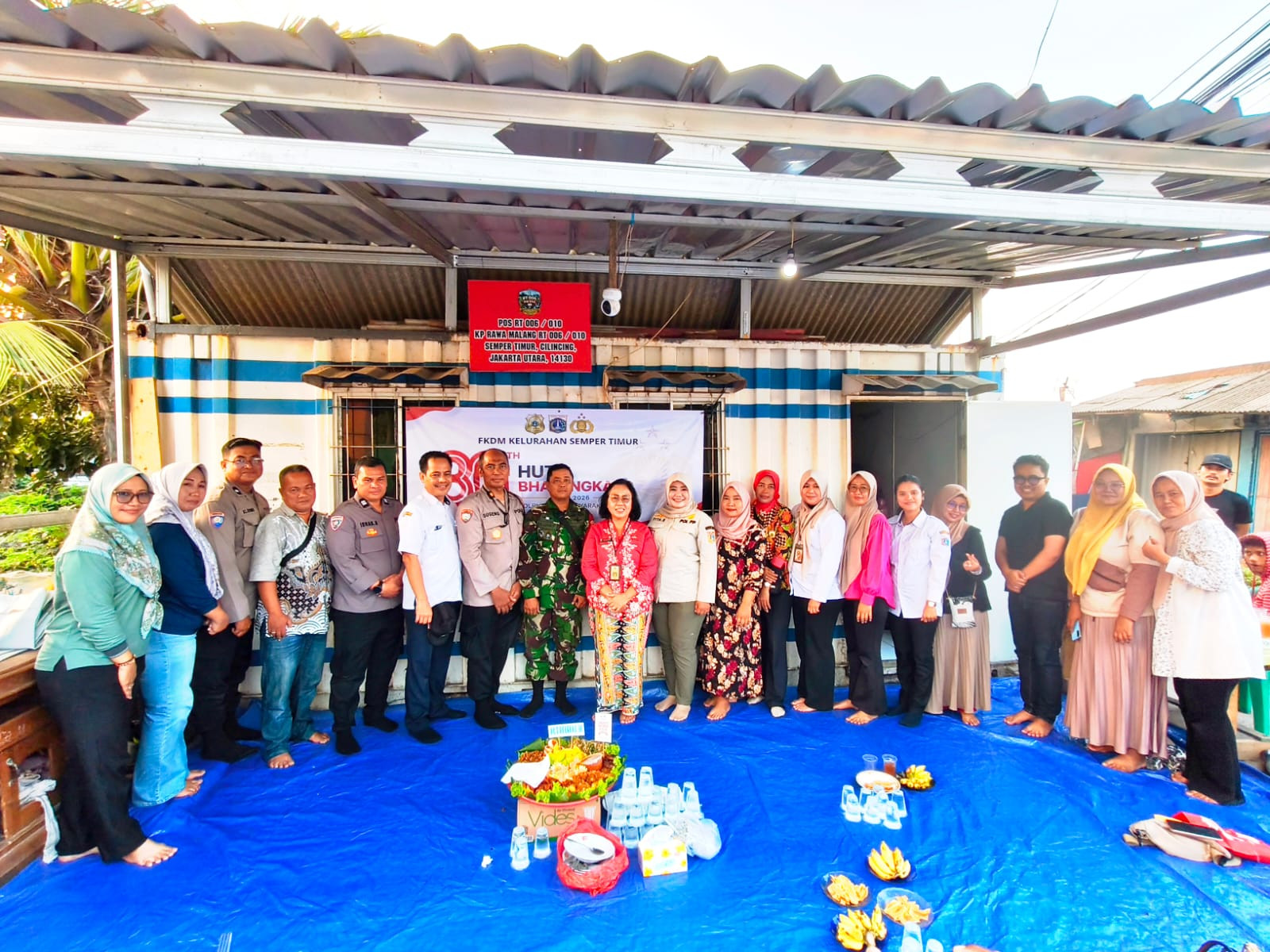Peringati HUT Bhayangkara ke-80, Tiga Pilar dan Warga Semper Timur Gelar Syukuran serta Serukan Pencegahan Tawuran