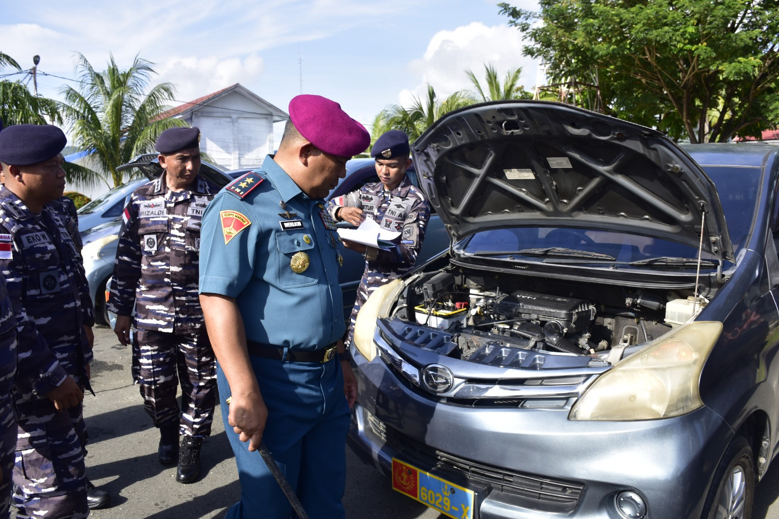 Apel Gelar Kendaraan Kodaeral X, Kendaraan Dinas Sebagai Aset Negara Wajib Dijaga dan Dirawat