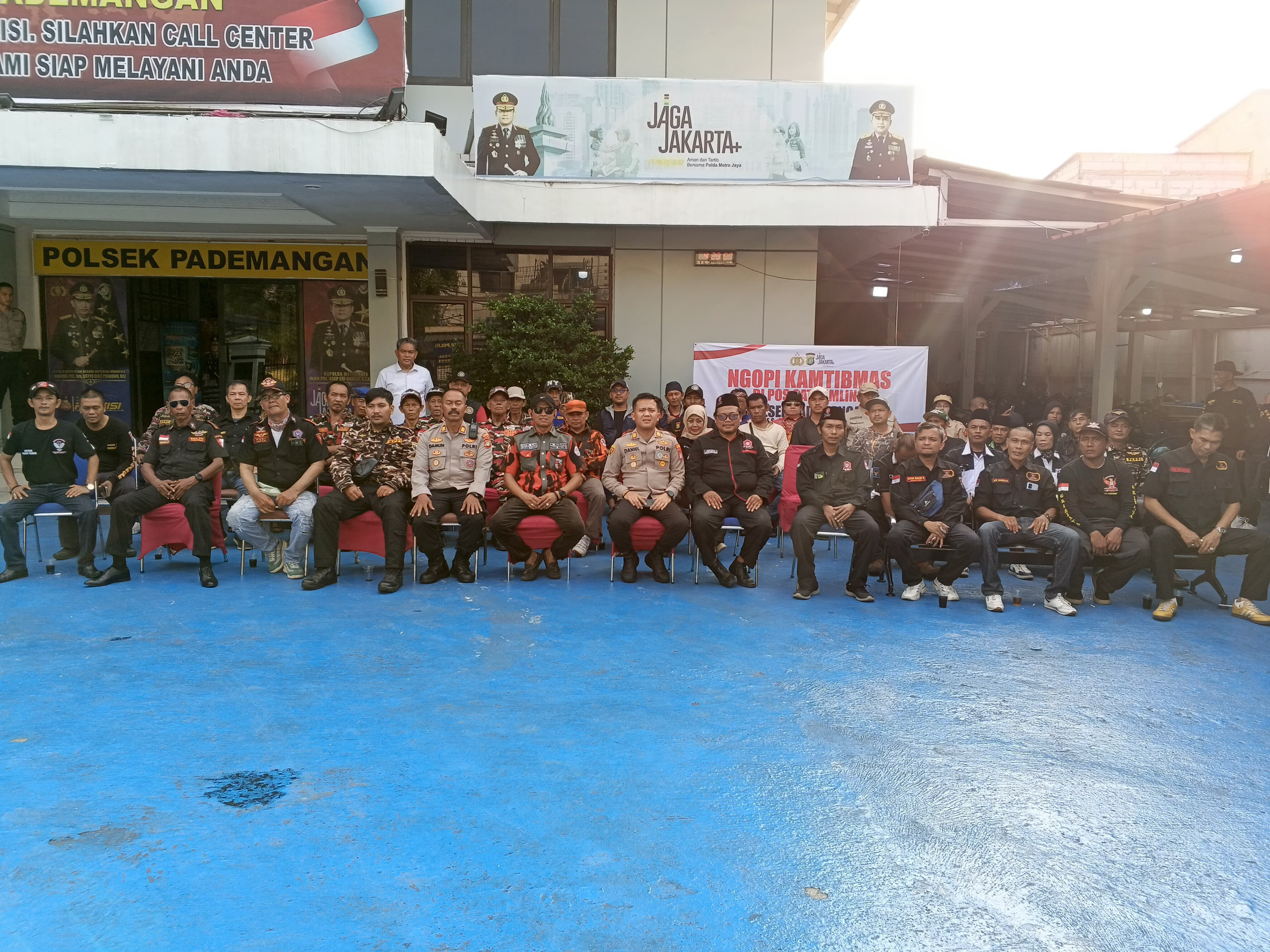 Polsek Pademangan Gelar Ngopi Kamtibmas Bersama Sabuk Kamtibmas, Perkuat Sinergi Jelang May Day 2026