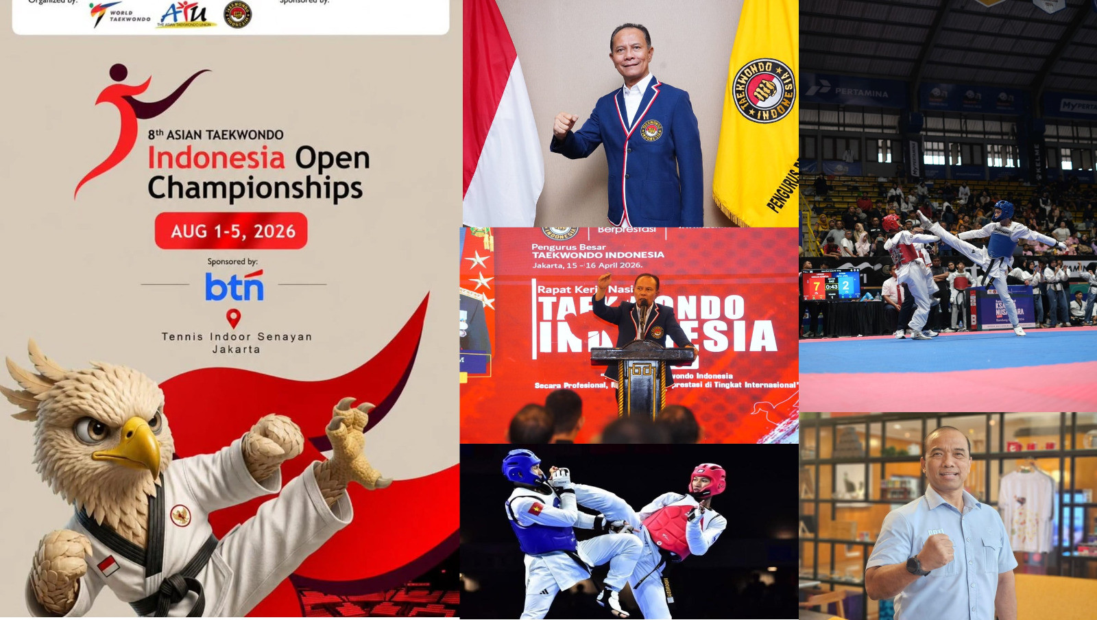8th Asian Taekwondo Indonesia Open 2026: PBTI Calling! Bidik Podium Asia, Bukti Kepercayaan Internasional di Era Ketum Letjen TNI Richard Tampubolon