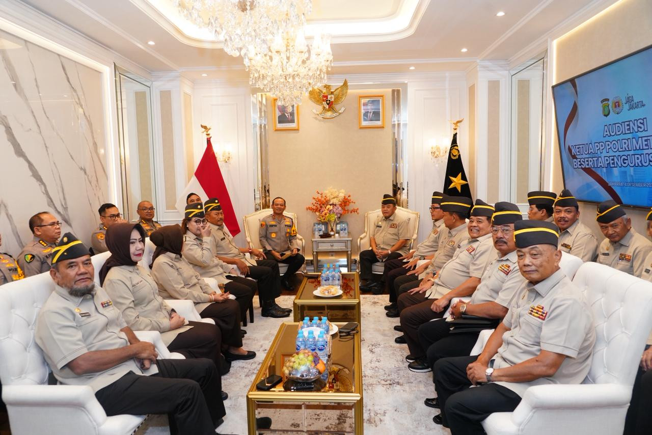 Kapolda Metro Jaya Terima Audiensi PP Polri Daerah Metro Jaya, Perkuat Sinergi dan Pengabdian