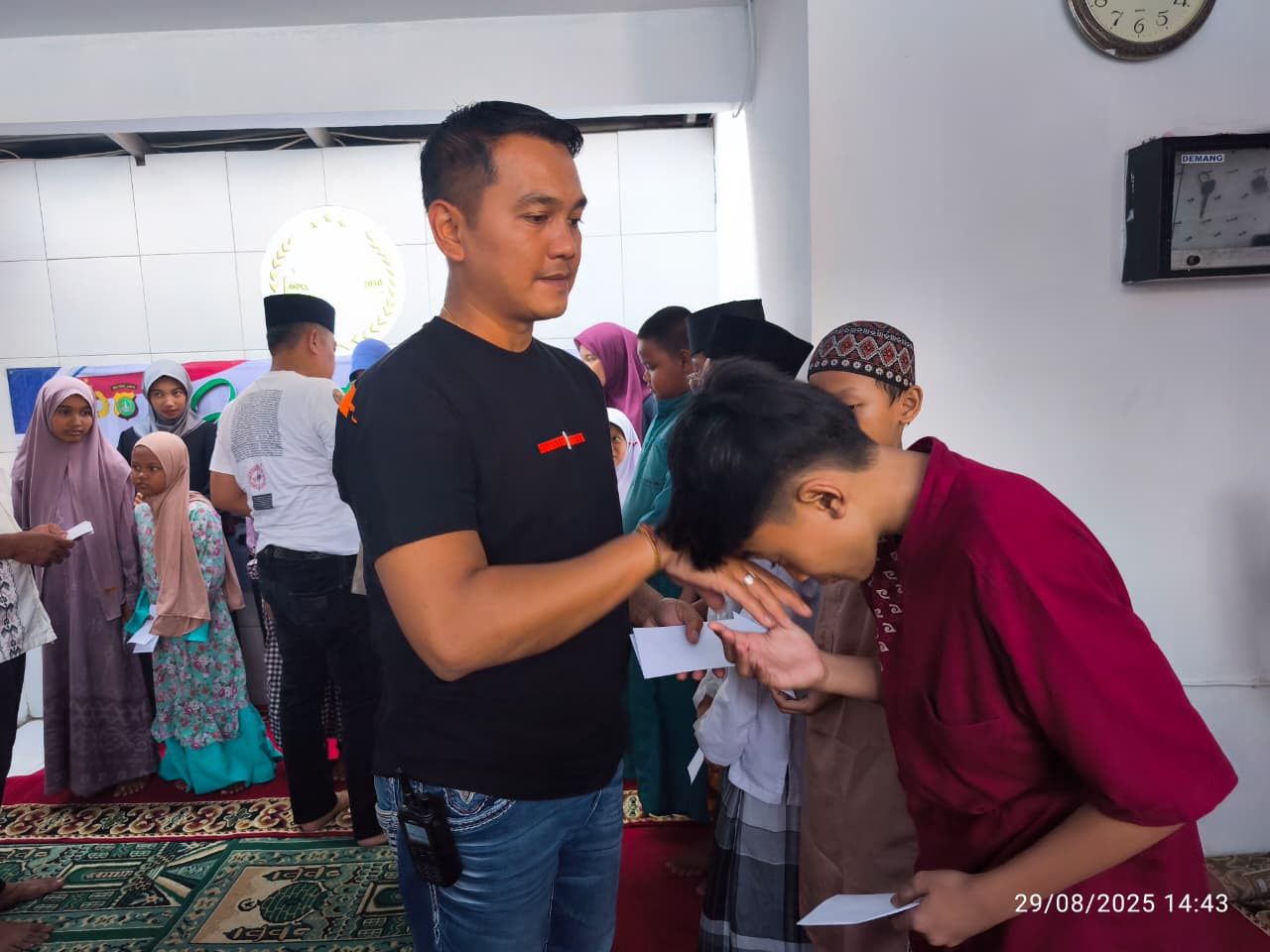 Polsek Pademangan Gelar Syukuran, Santuni Anak Yatim, dan Resmikan Pos Penjagaan Rinaksa Sakalamandala