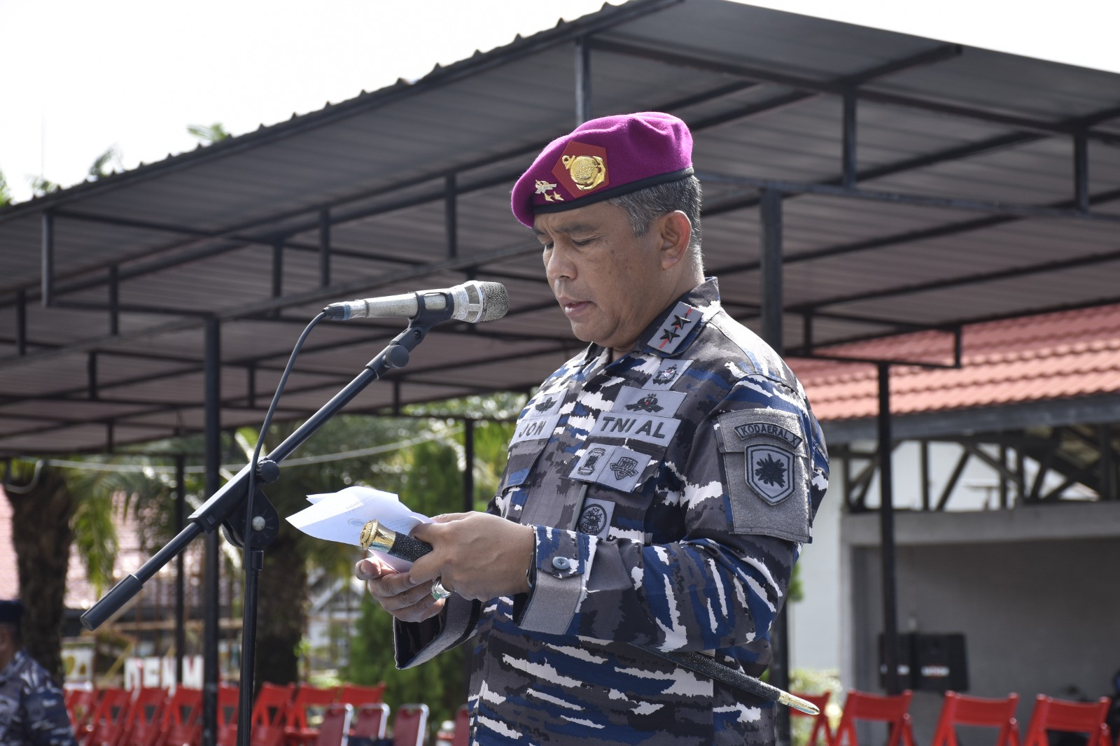 Haru, Bangga, dan Semangat Baru, Prajurit Kodaeral X Laporan Kenaikan Pangkat dan Ulang Tahun Bersama