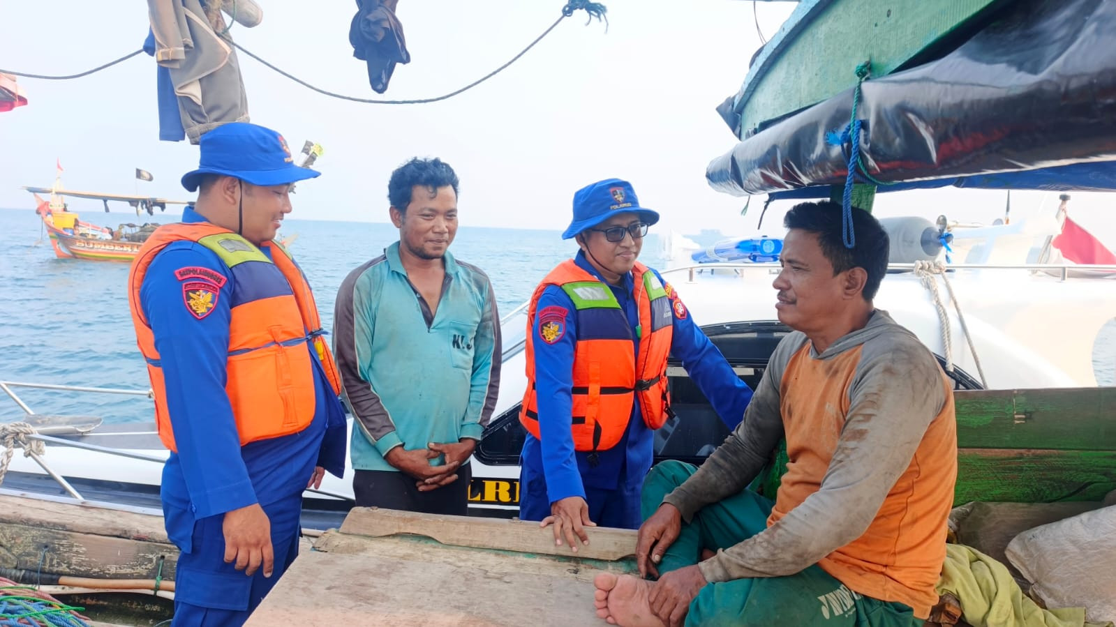 Layanan Polisi 110, Satpolairud Polres Kepulauan Seribu Imbau Nelayan Waspada Angin Kencang dan Ombak Tinggi