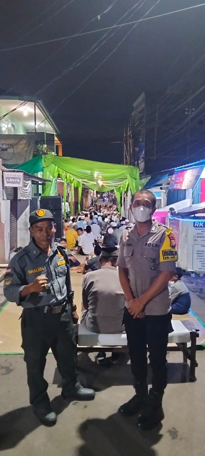 Maulid Nabi di Pondok Gede Dihadiri 400 Jemaah, Polisi dan Linmas Siaga Amankan Lokasi