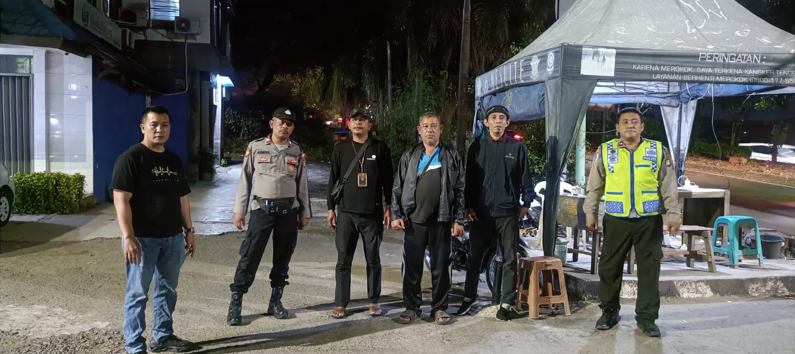 Polsek Bekasi Barat Patroli Ciptakan Situasi Kondusif