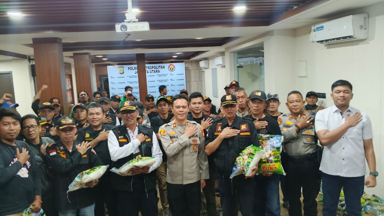 Perkuat Sinergi, Polsek Metro Penjaringan Gelar Silaturahmi Sabuk Kamtibmas Bersama Ormas dan Potmas