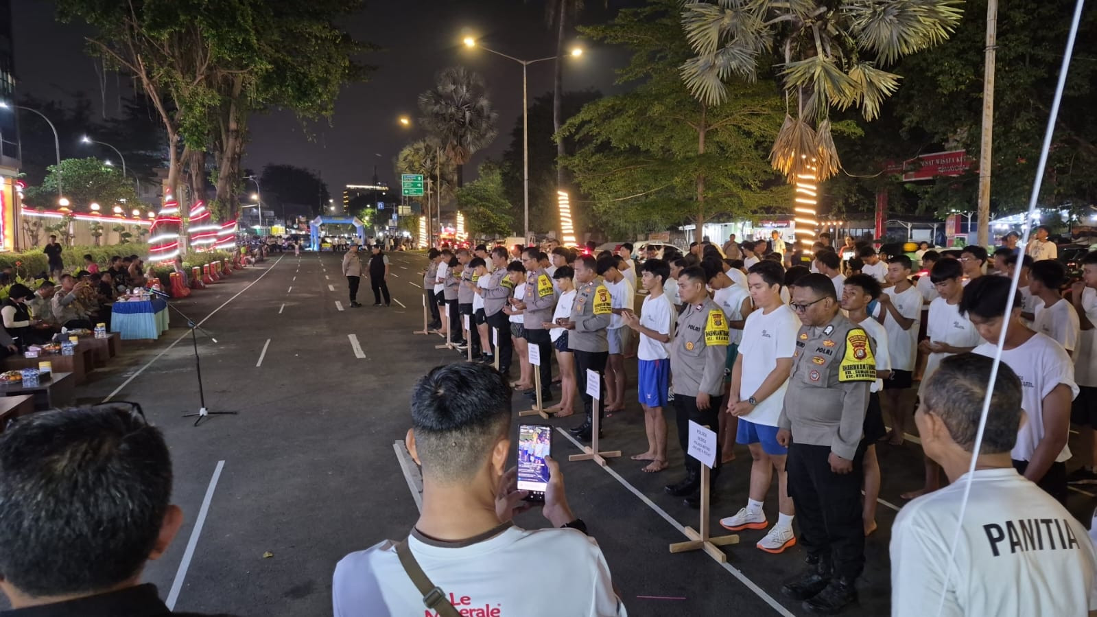 Meriahkan Hari Bhayangkara ke-80, Polres Metro Jakarta Pusat Gelar Night Run