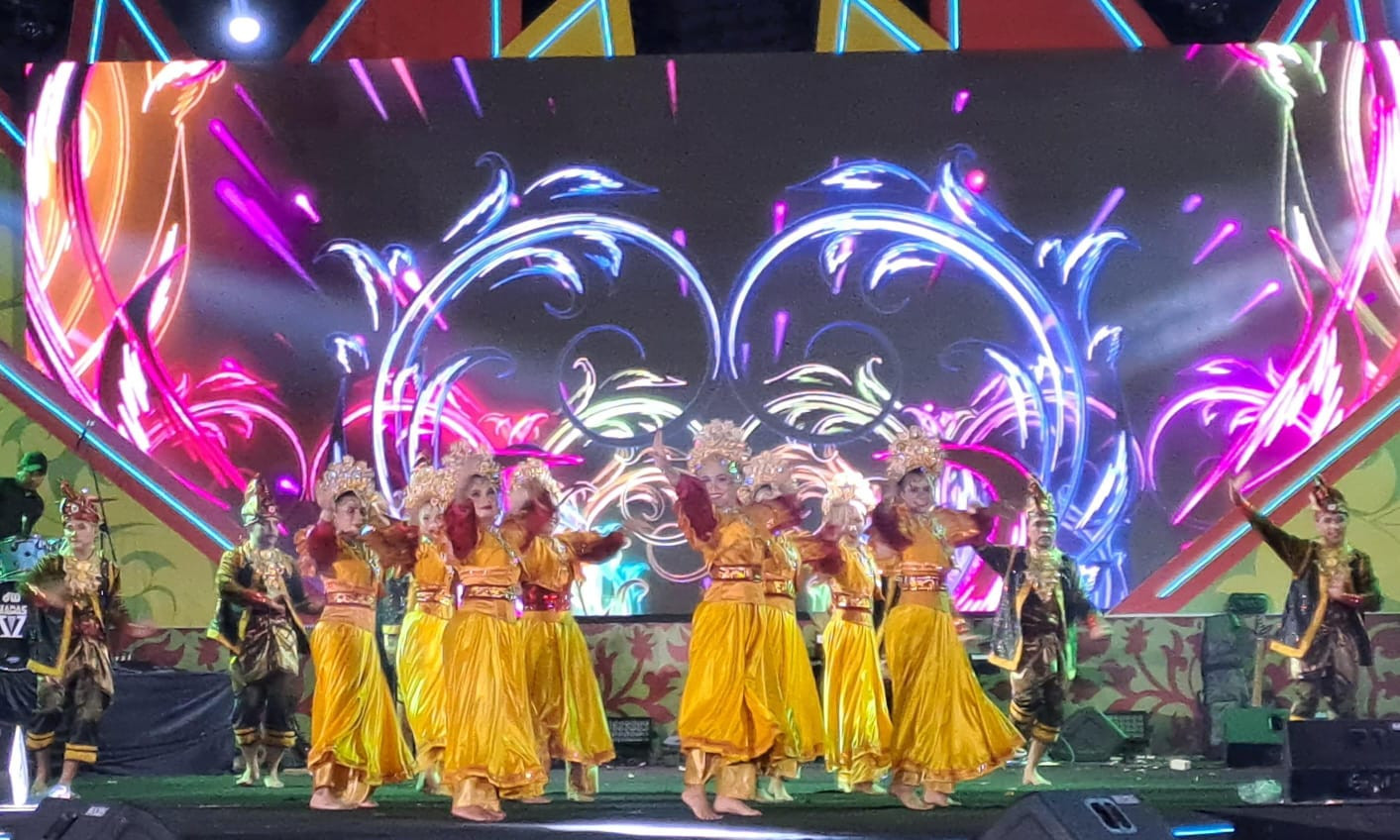 Senandung Kegembiraan Dalam Kebersamaan, Lanal Dumai Hadiri Closing Ceremony Pekan Budaya Melayu Serumpun