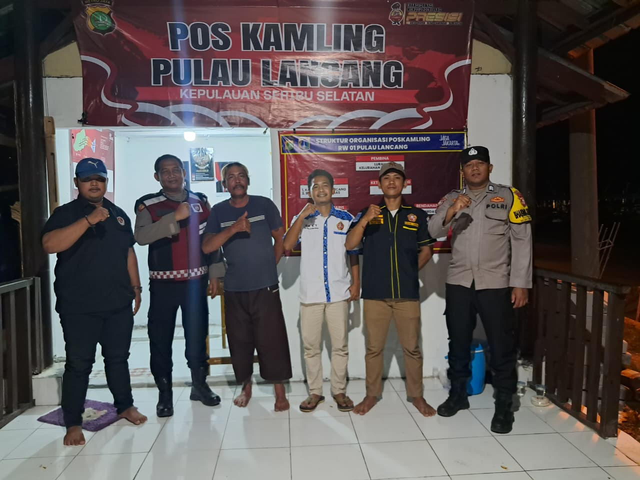 Patroli Malam Ramadhan, Polsek Kepulauan Seribu Selatan Bersama TNI dan Satpol PP Perkuat Siskamling Cegah Gangguan Kamtibmas