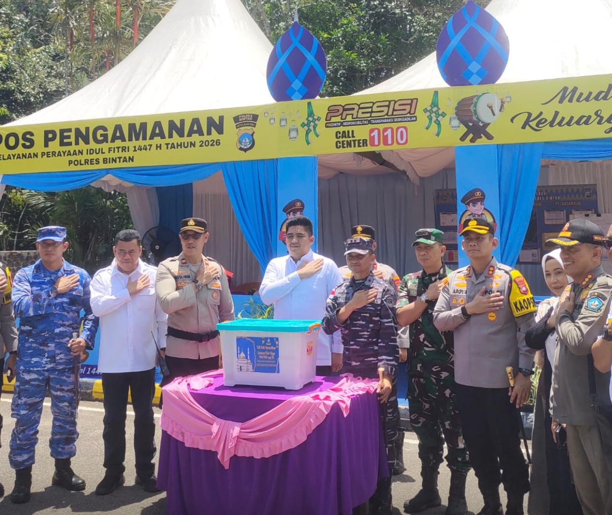 Sinergitas TNI-Polri dan Forkopimda Bintan Dalam Mendukung Kelancaran dan Keamanan Perayaan Idul Fitri 1447 H