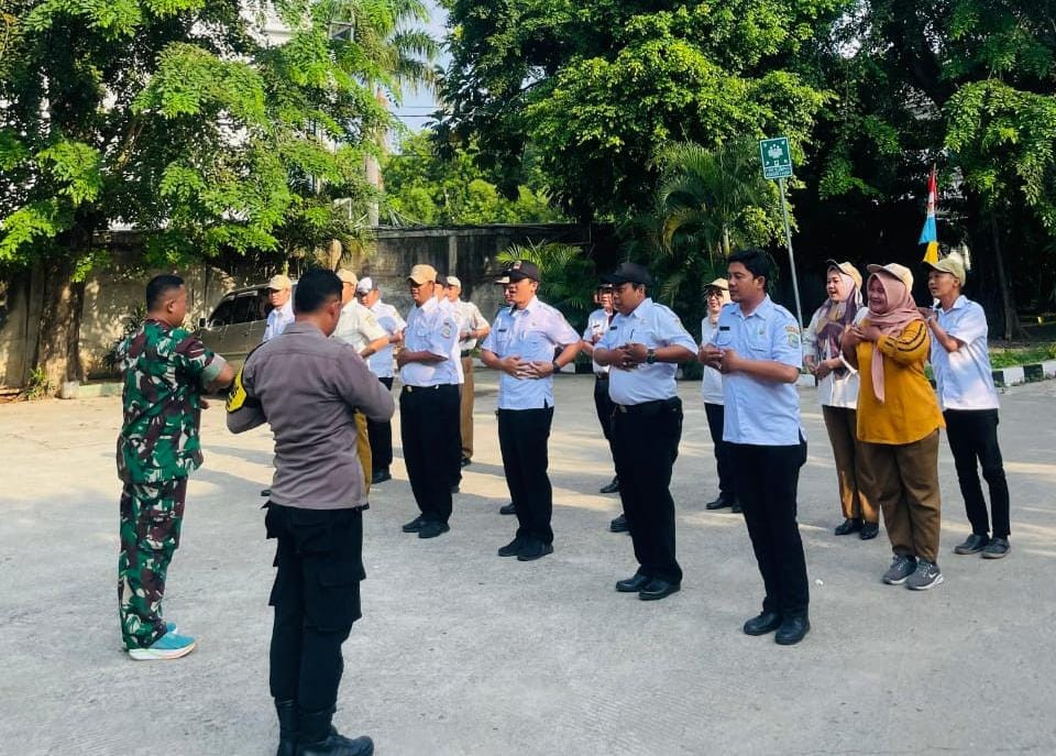 Sinergitas TNI–Polri dan ASN di Medansatria Latih PBB Sambut HUT RI ke-80