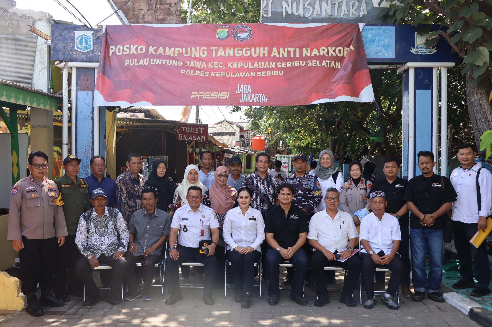 Penilaian Kampung Tangguh Narkoba di Pulau Untung Jawa, Partisipasi Warga Dinilai Meningkat