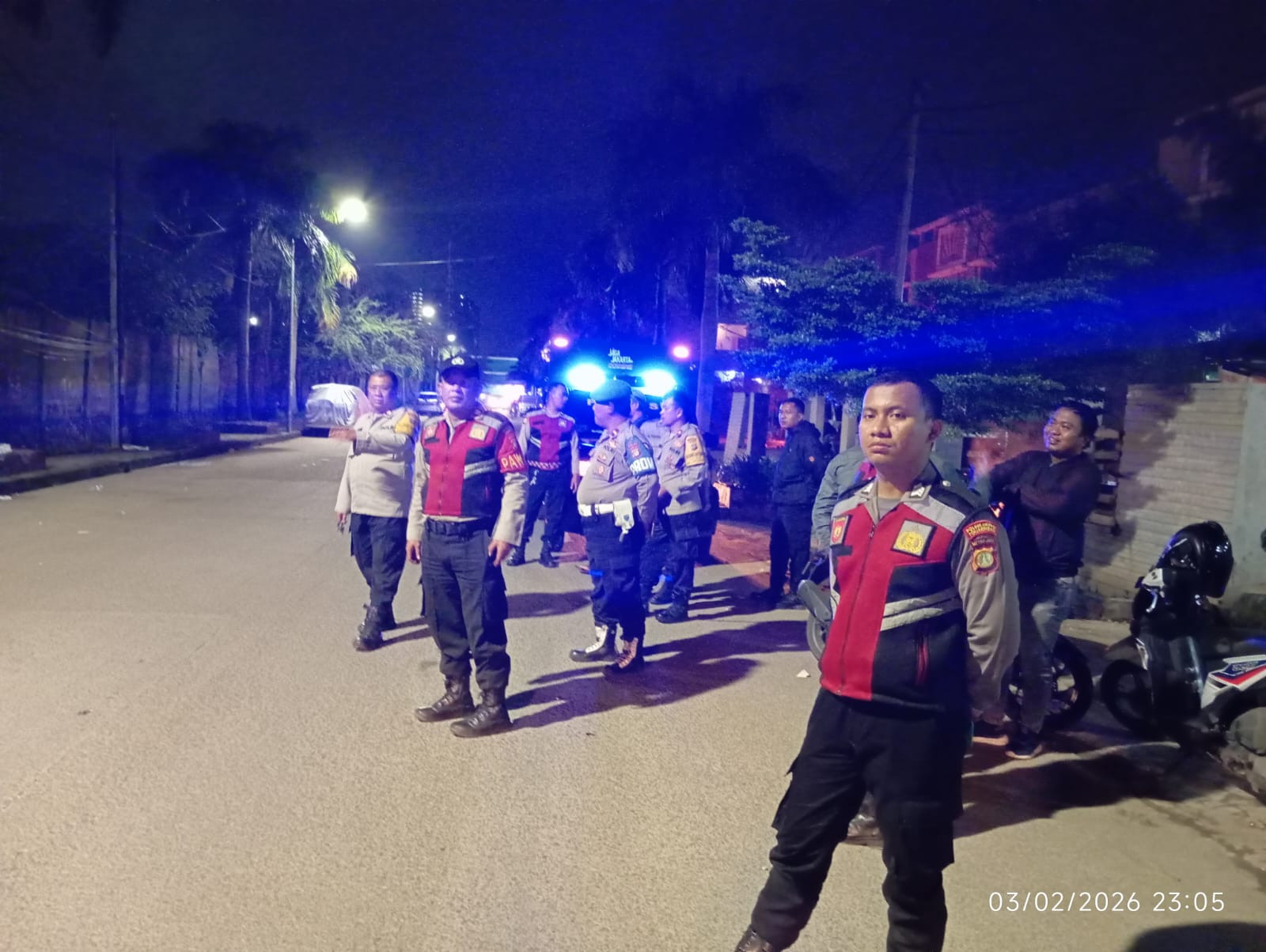 Ops Pekat Jaya 2026, Polsek Metro Penjaringan Laksanakan Patroli Antisipasi Kejahatan Jalanan