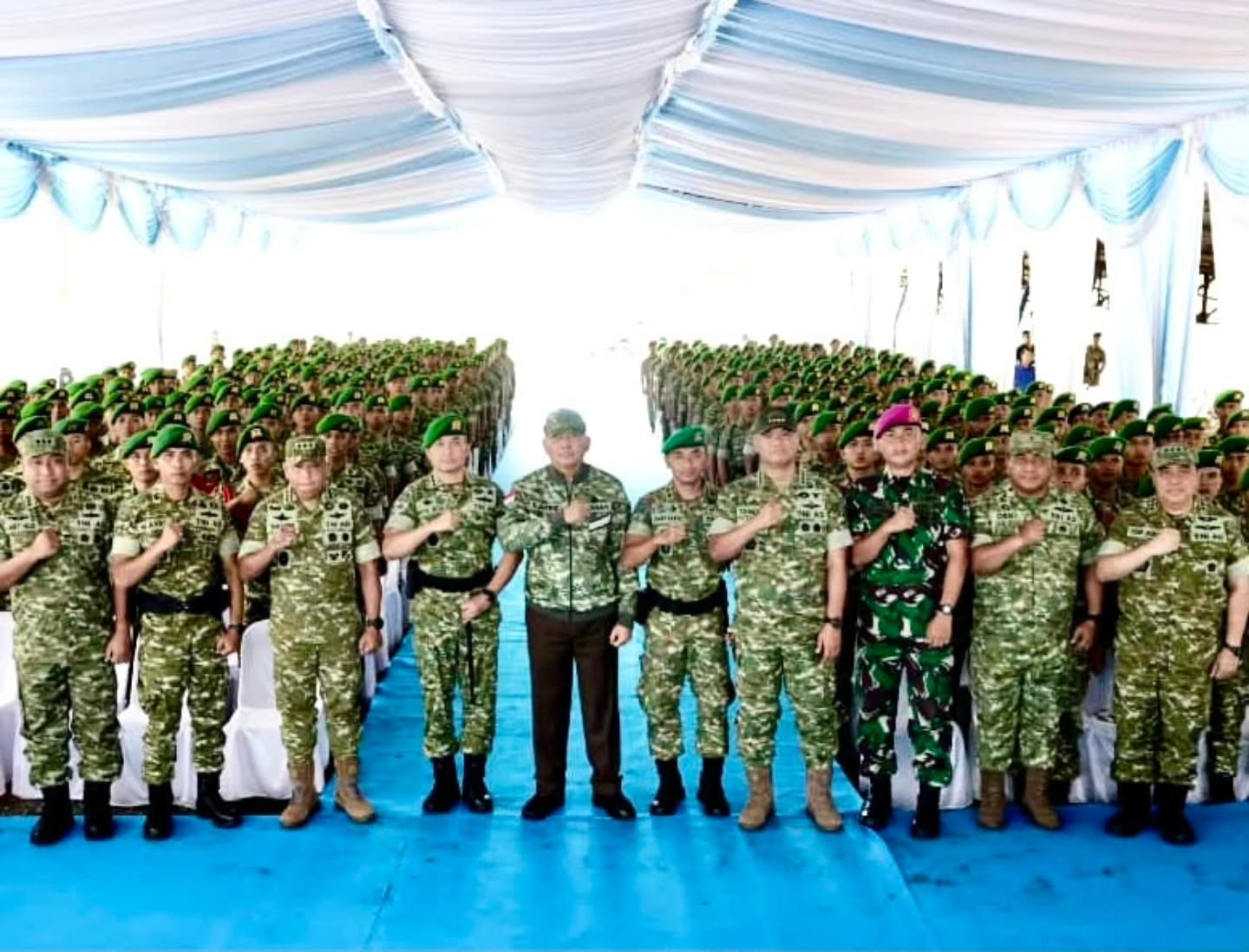Wapang TNI Tinjau Kesiapan Yonif TP di Sumatera Utara
