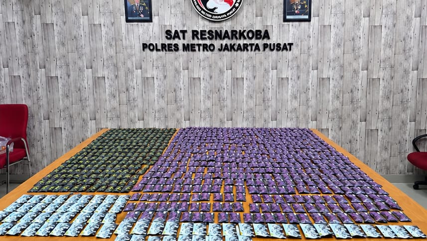 Polres Metro Jakarta Pusat Ungkap Peredaran 858 Kartrid Diduga Mengandung Etomidate