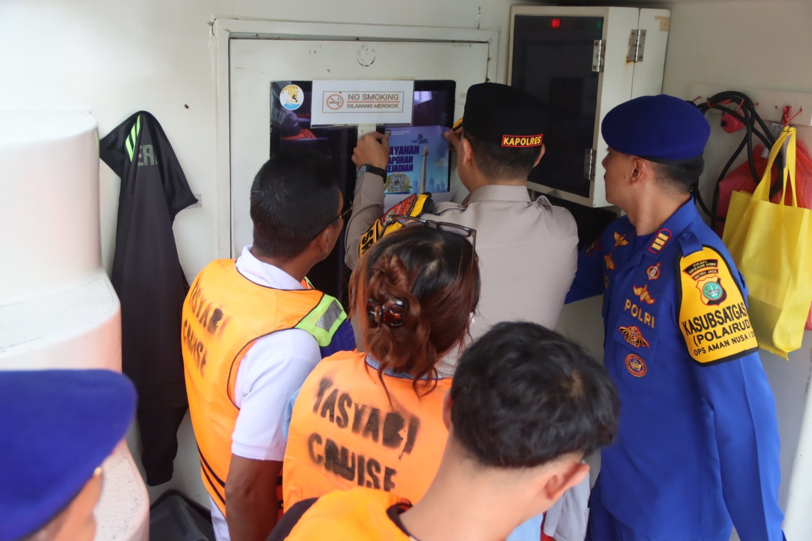 Polres Kepulauan Seribu Luncurkan Barcode Layanan Polairud, Permudah Laporan Kejadian Laut