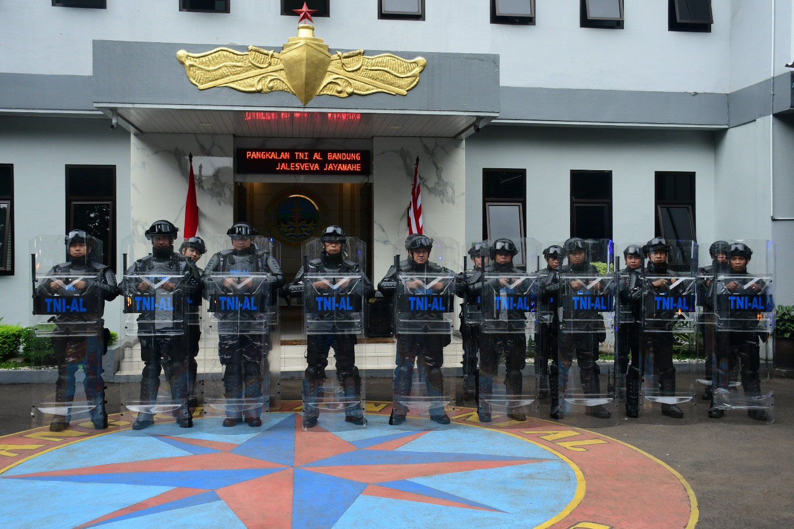 Pangkalan TNI AL Bandung Gelar Apel Kesiapsiagaan PAM Nataru Tahun 2026