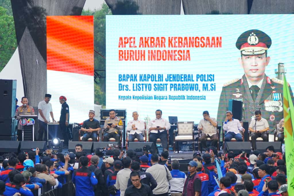 Dukung Program Pemerintah, Kapolri: Buruh dan Polri Bersinergi Jaga Stabilitas Kamtibmas