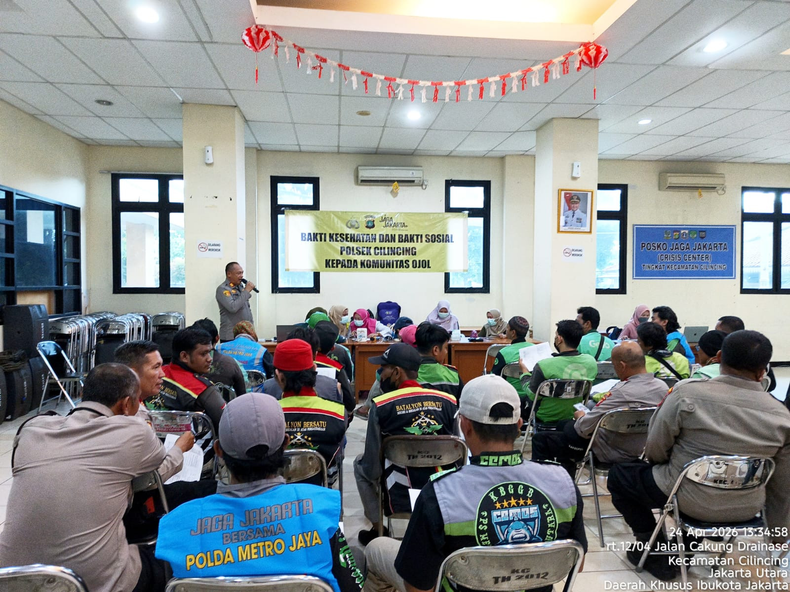 Polsek Cilincing Hadirkan Layanan Kesehatan Gratis untuk Ojol, Wujud Nyata “Jaga Warga” di Jakarta Utara