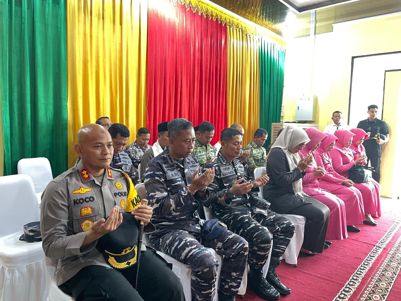 Danlanal Sabang Hadiri Kunjungan Kapolda Aceh di Mapolres Sabang