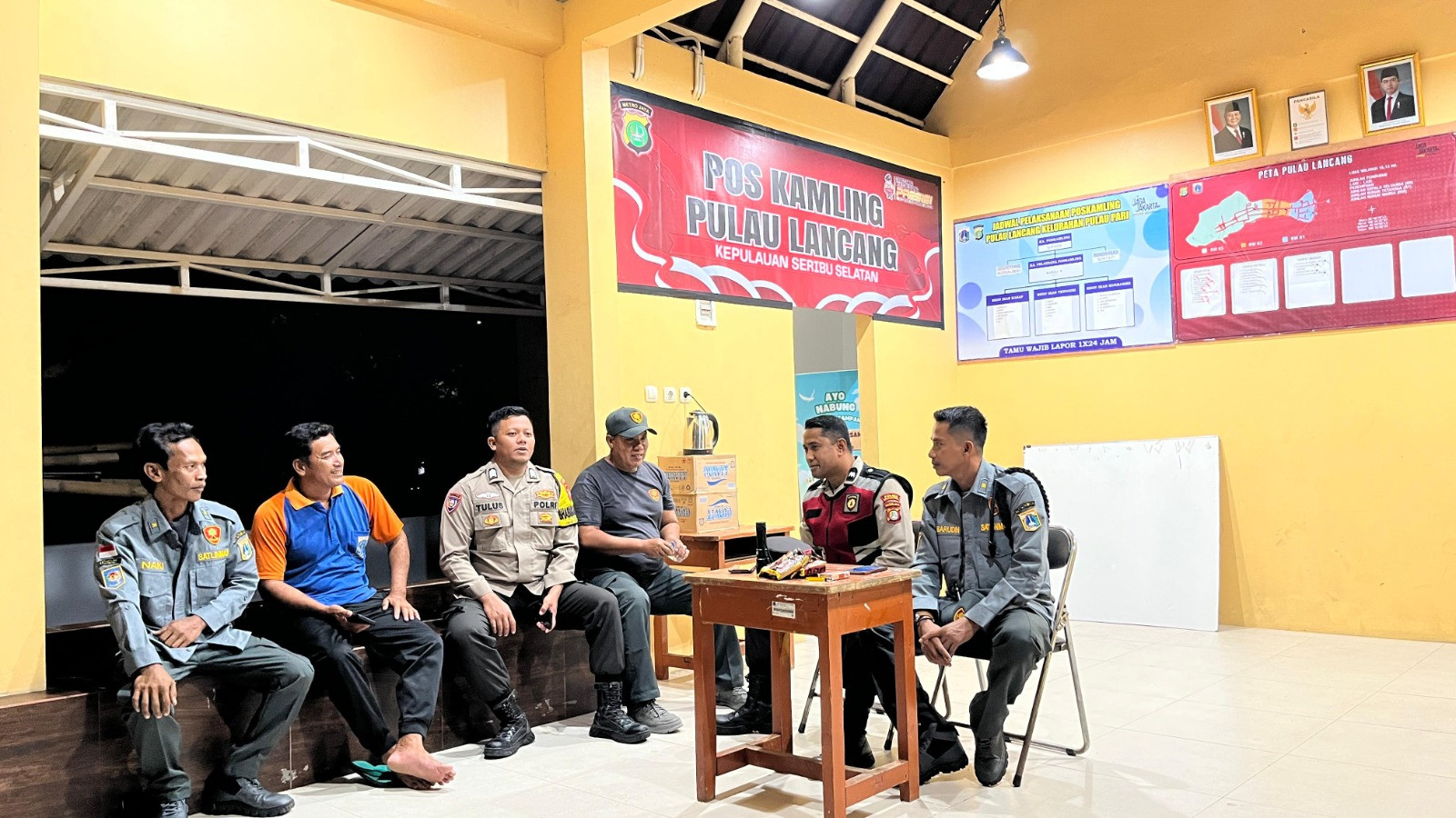 Kapolres Kepulauan Seribu Pastikan Keamanan Lewat Siskamling Pulau, Ingatkan Warga Soal Cuaca Buruk dan Keselamatan Laut