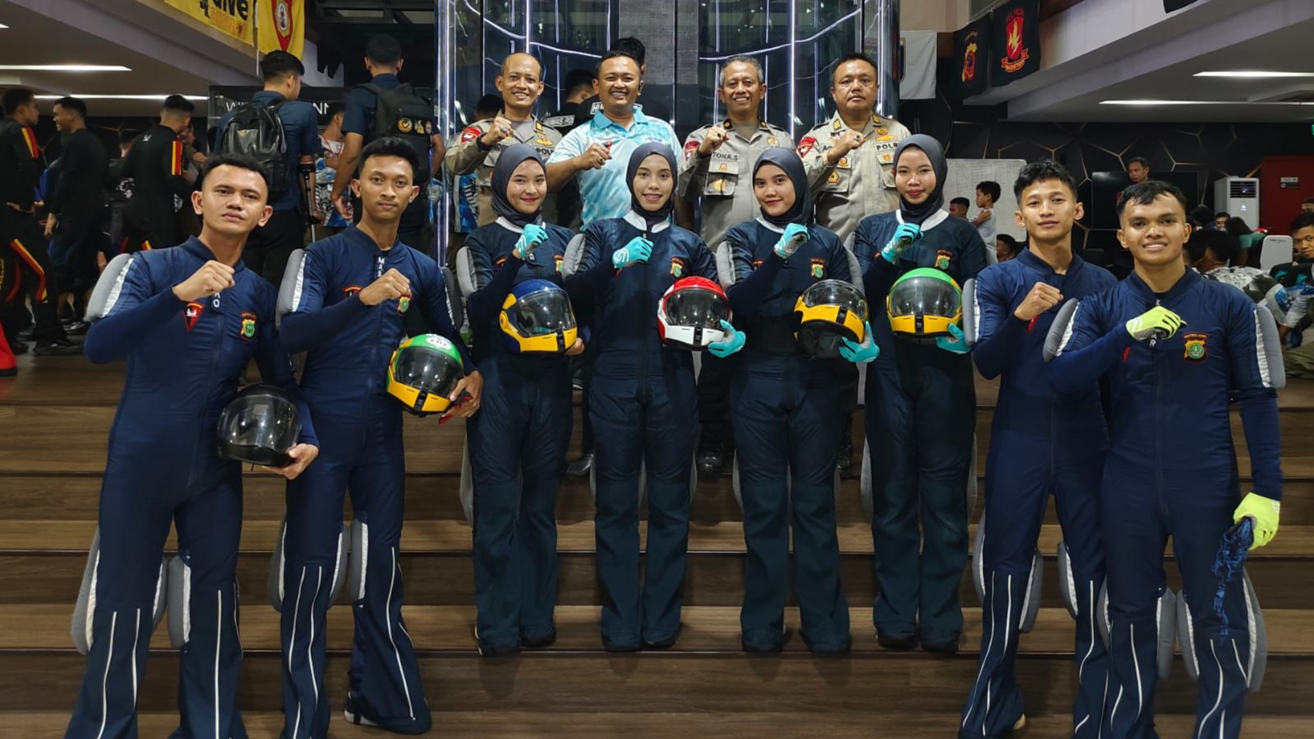 Brimob Polda Metro Jaya Torehkan Prestasi Gemilang di Kejurnas Indoor Skydiving Dankorbrimob Cup II – 2025
