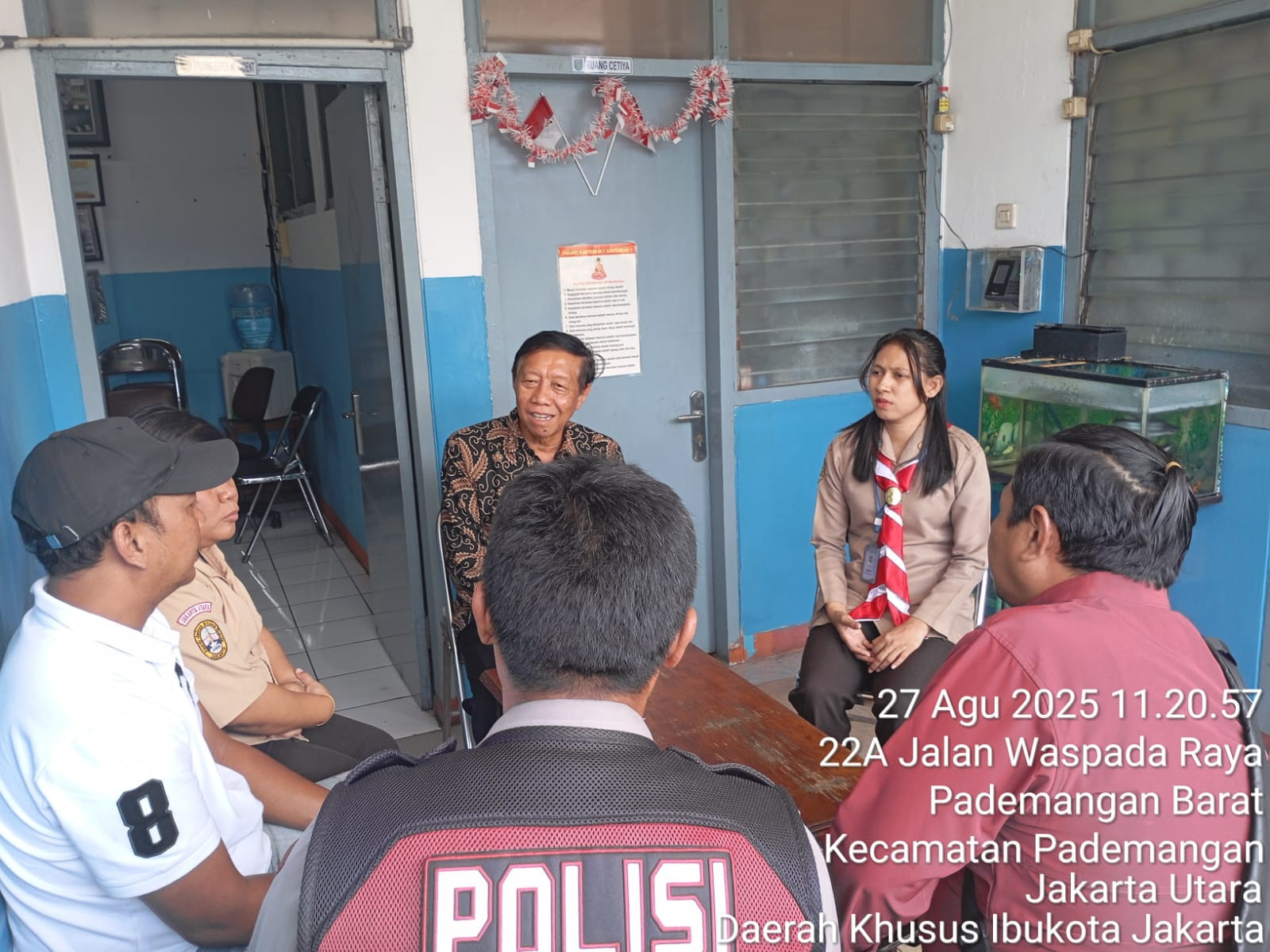 Polsek Pademangan Himbau Pelajar SMA dan SMK, Ajak Jauhi Tawuran dan Narkoba