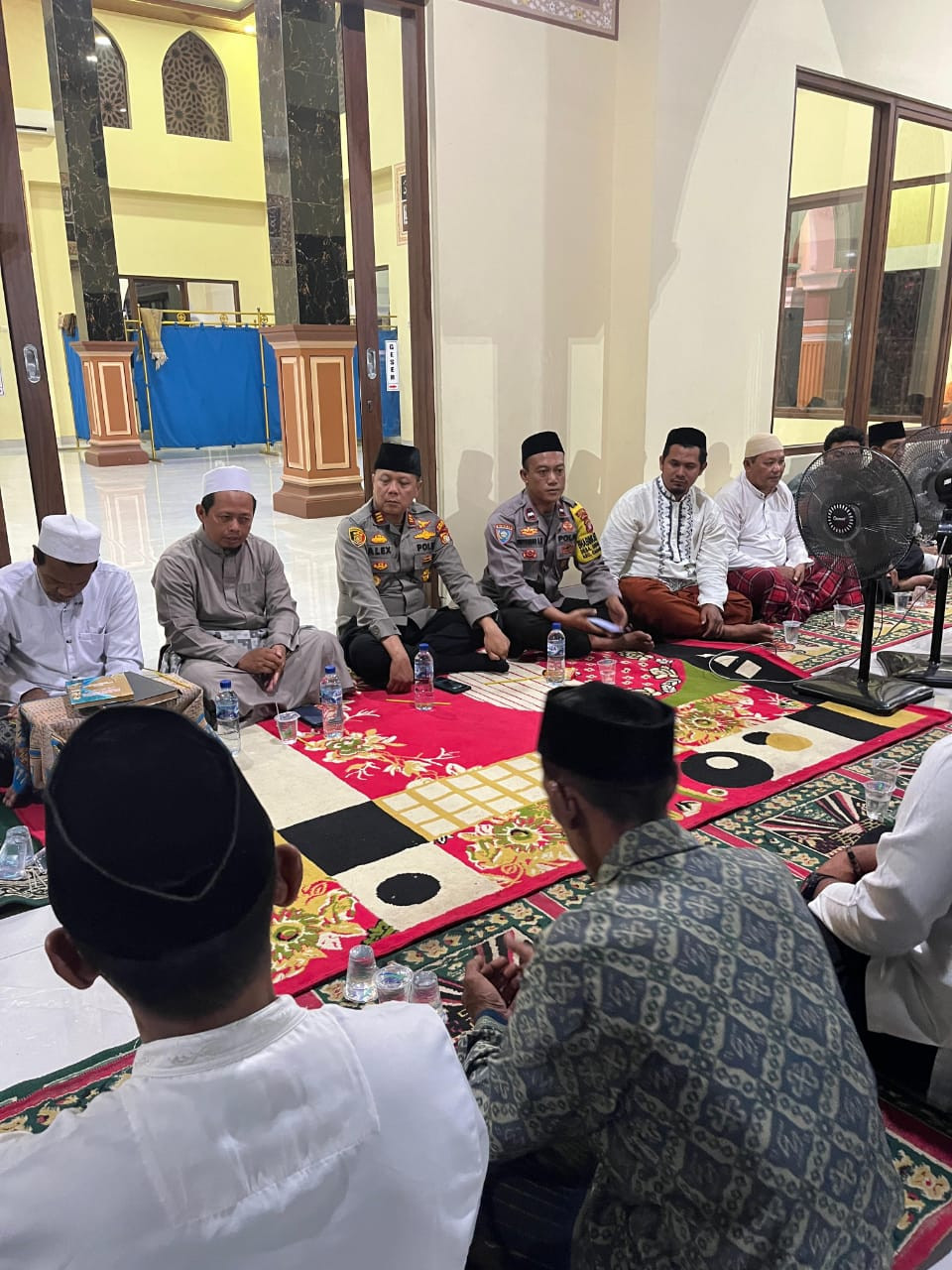 Kapolsek Cabangbungin Hadiri Pengajian Bulanan di Masjid Jamie Nurul Huda Sindangjaya