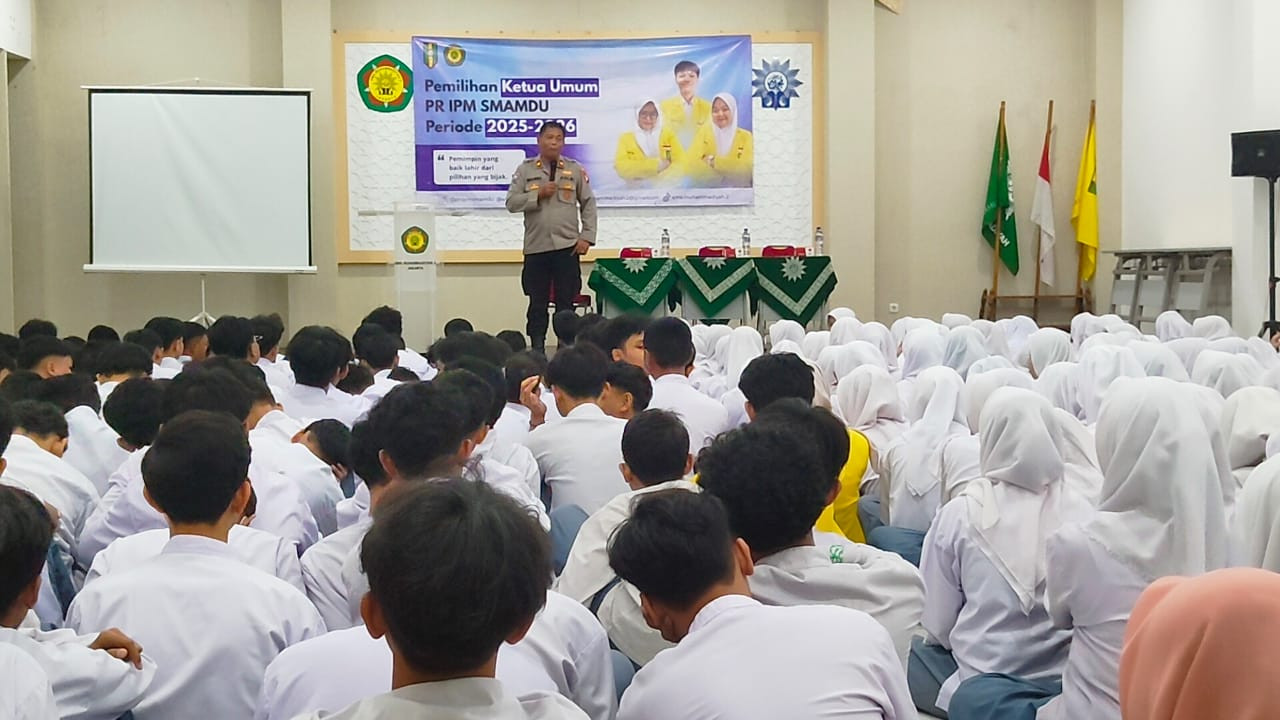 Polres Metro Jakarta Pusat Beri Penguatan Jatidiri Bangsa kepada Siswa Muhammadiyah 2 Kemayoran