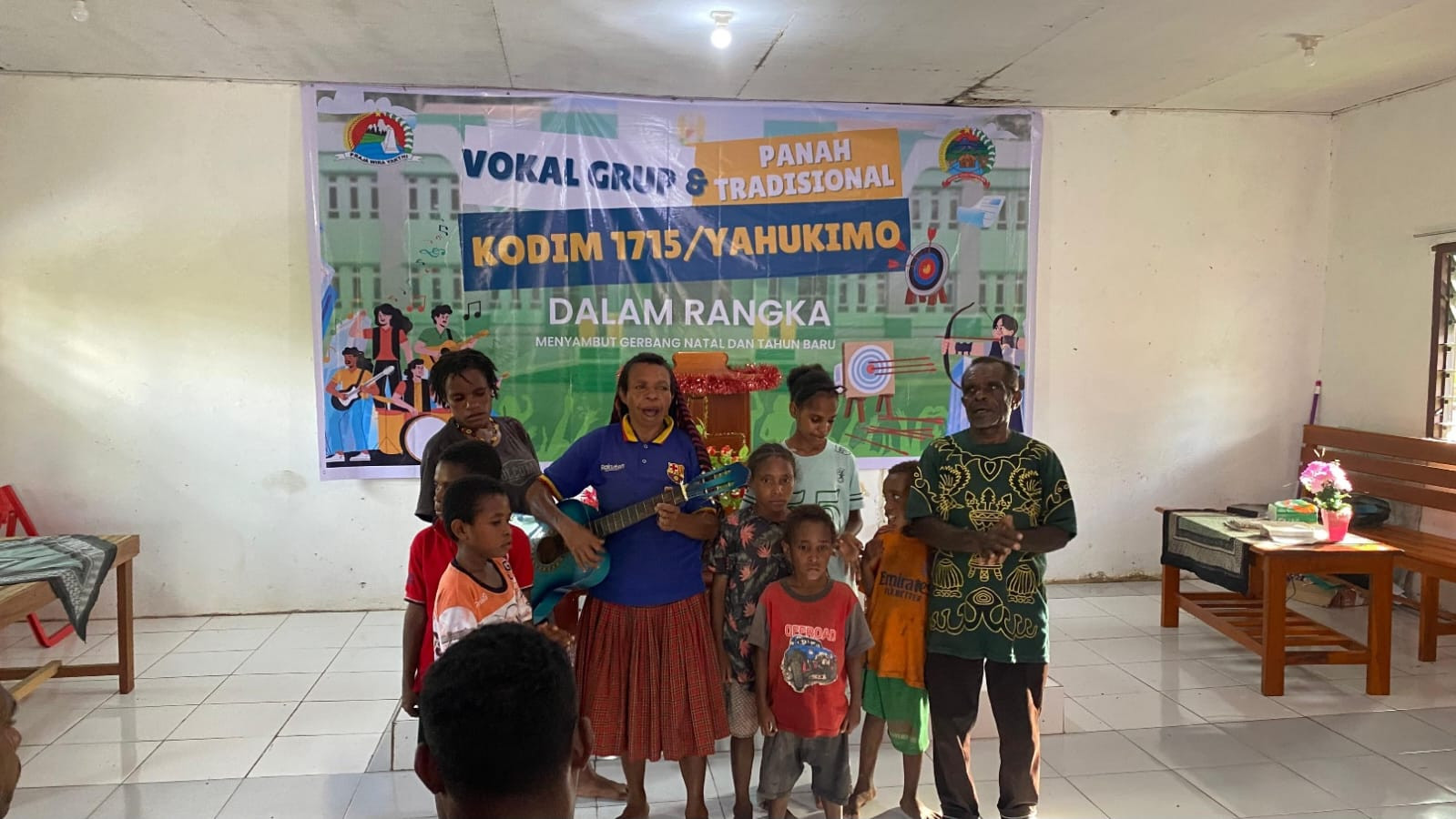 Sambut Bulan Kasih Natal 2025, Kodim 1715/Yahukimo Gelar Lomba Paduan Suara