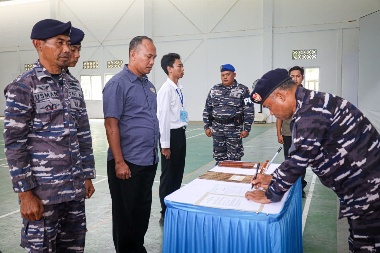 Junjung Tinggi Transparansi Seleksi, Panitia Daerah Kodaeral IX Gelar Penandatanganan Pakta Integritas Caba PK Gelombang II dan Cata PK Gelombang III Tahun 2025