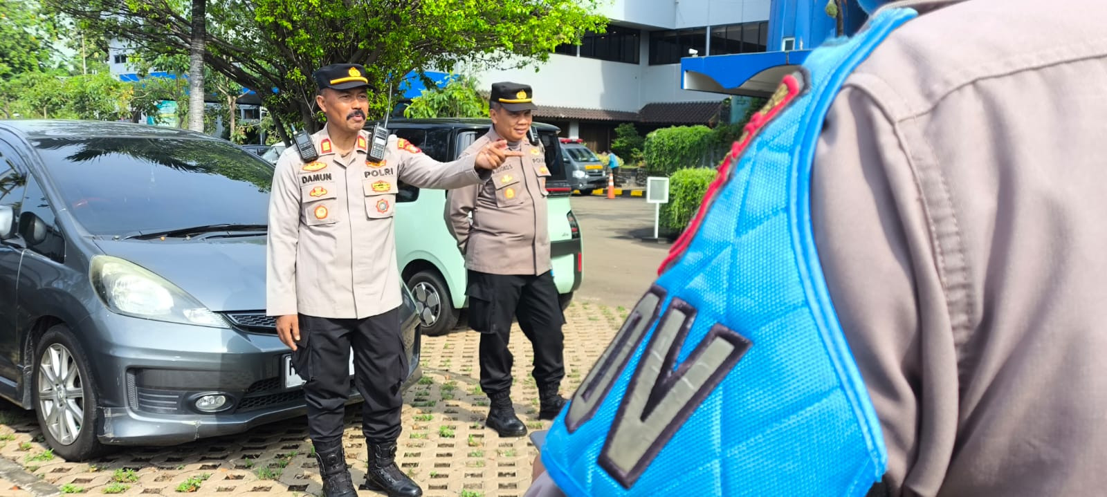 Polsek Pademangan Gelar Apel Pengamanan Hari Ke 3 Rakorbin SDM dan PNS Polri di Ancol