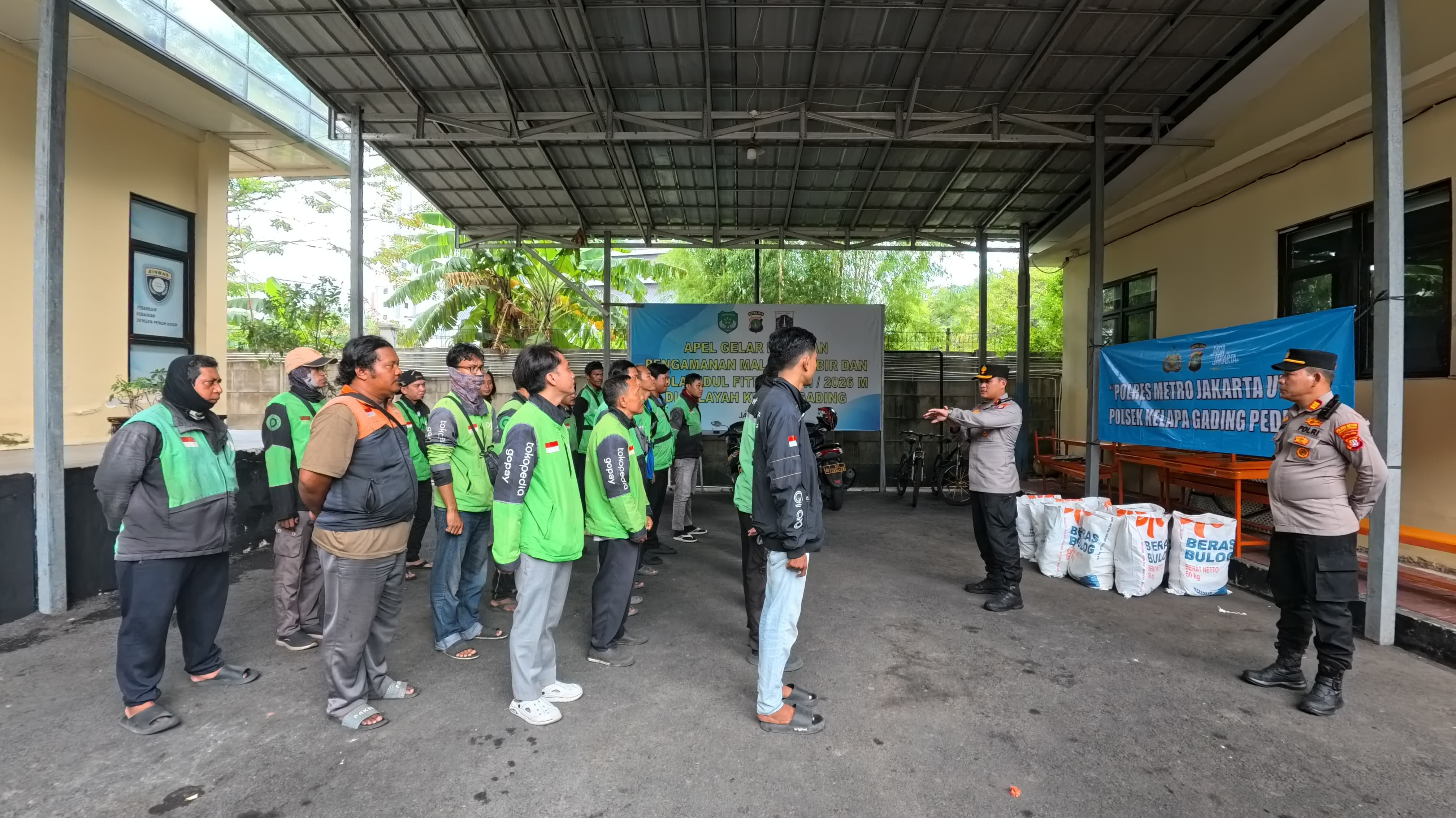 Polsek Kelapa Gading Rangkul Ojol Lewat Program “Sabuk Kamtibmas”, Perkuat Sinergi Jaga Keamanan