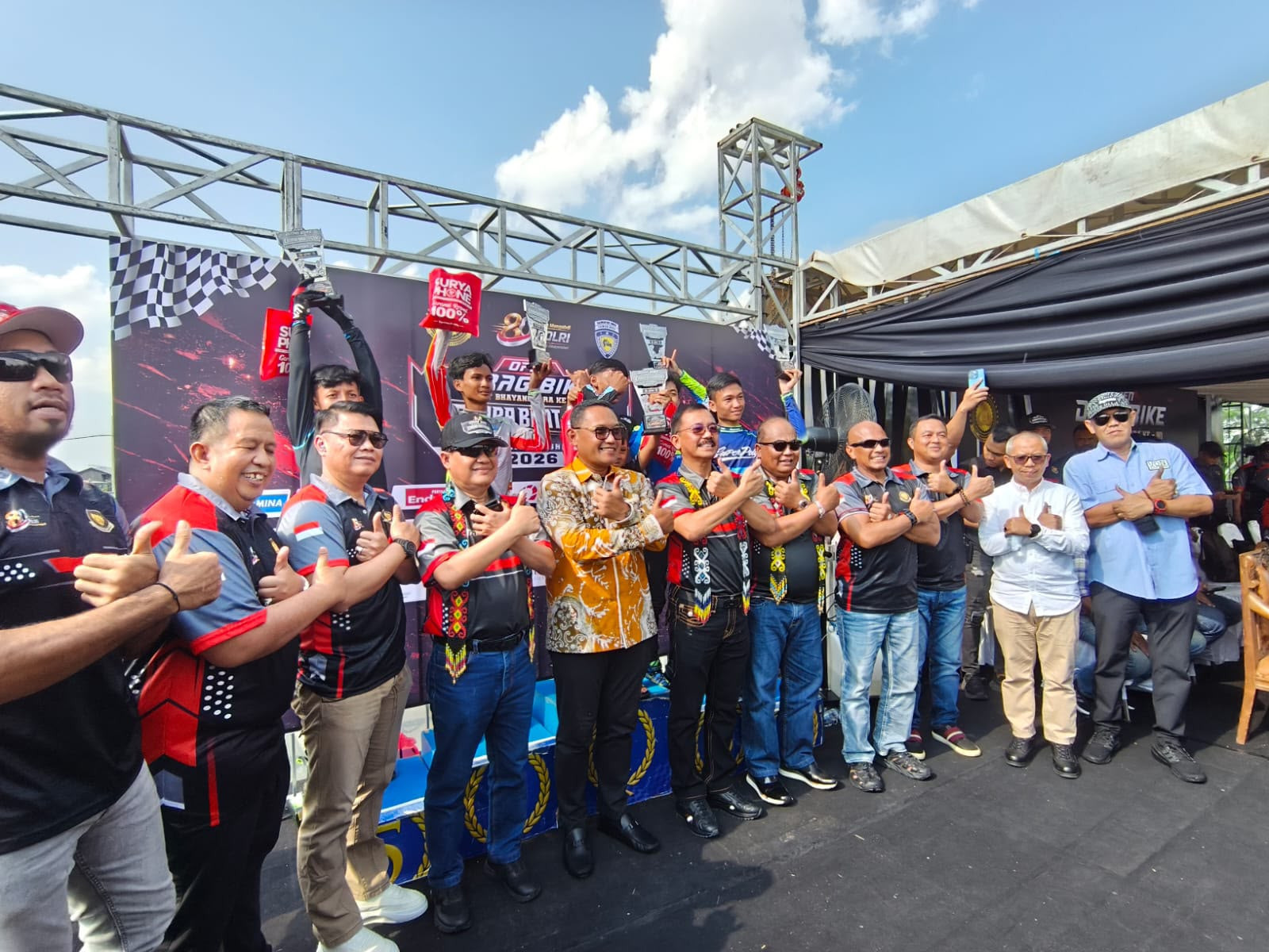 Gas di Sirkuit, Bukan di Jalan! Open Drag Bike Dhira Brata Cup Championship 2026 Resmi Dibuka di Samarinda dalam Rangka Hari Bhayangkara ke-80