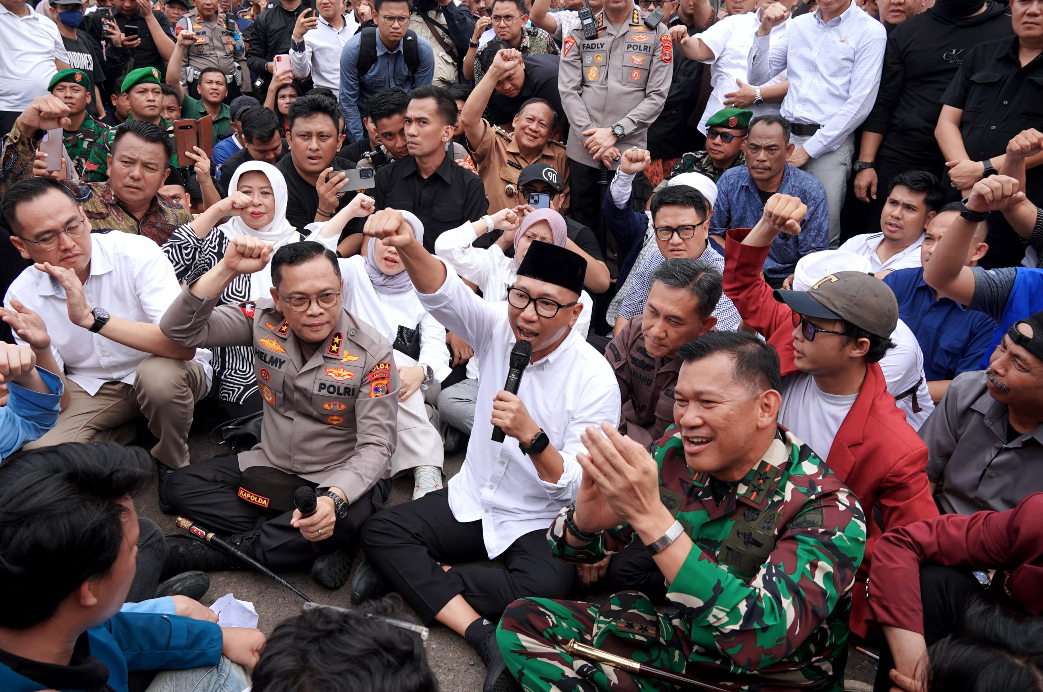 Kapolda lampung; Terima Kasih Masa Aksi berjalan Tertib dan Damai