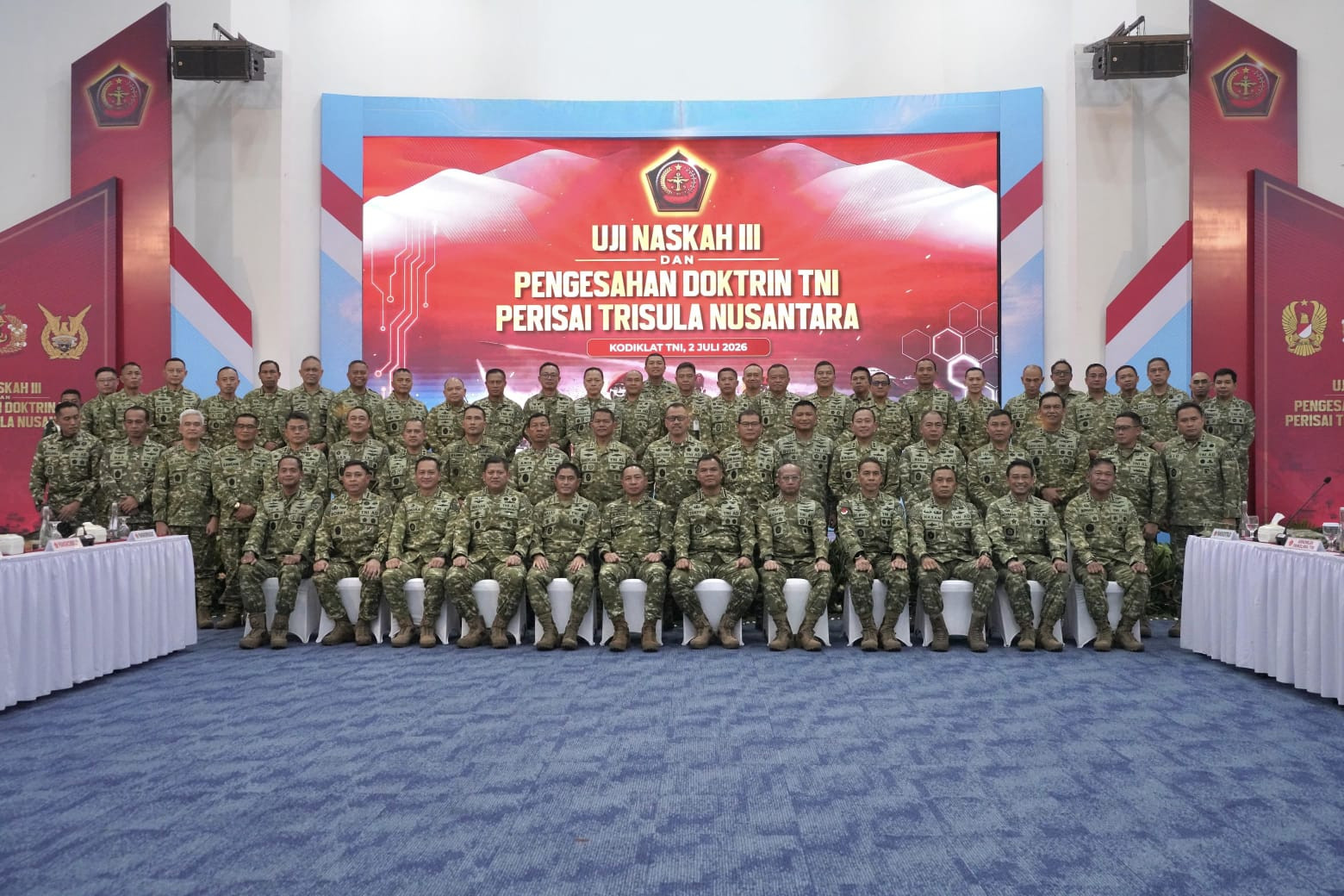Panglima TNI Pimpin Pengesahan Doktrin "Perisai Trisula Nusantara", Tegaskan Adaptasi TNI Hadapi Perang Modern