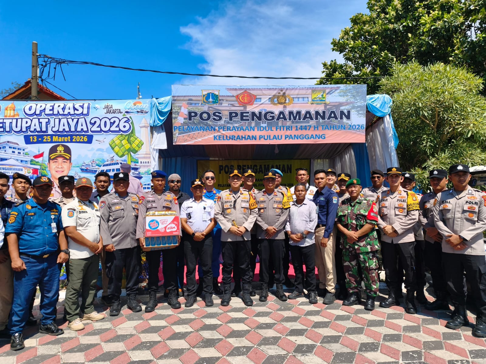 Kapolres Kepulauan Seribu Tinjau 5 Pospam Ops Ketupat 2026, Pastikan Kesiapan Pelayanan Mudik dan Wisatawan